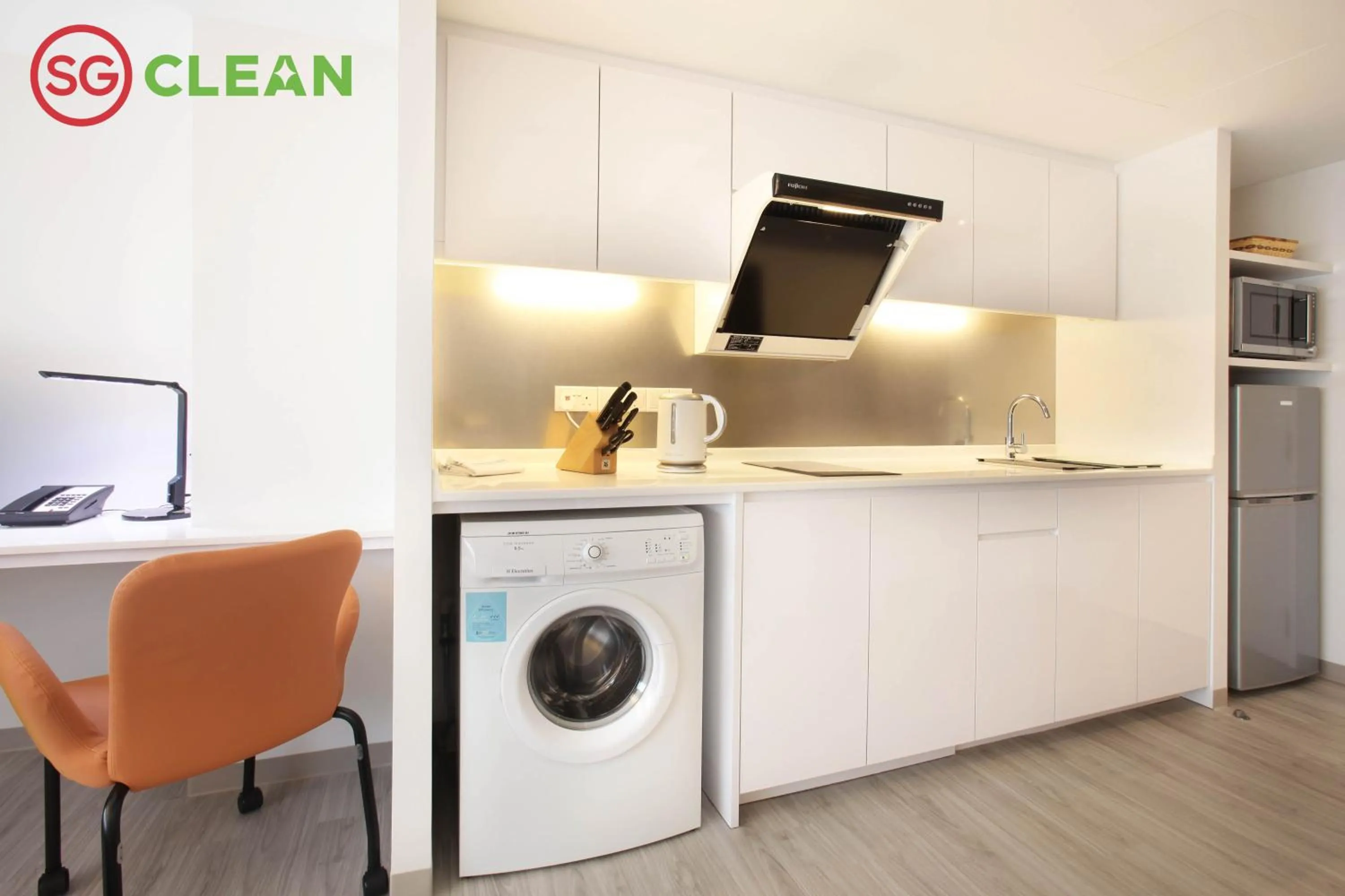 Kitchen or kitchenette in Wilby Central Serviced Apartments