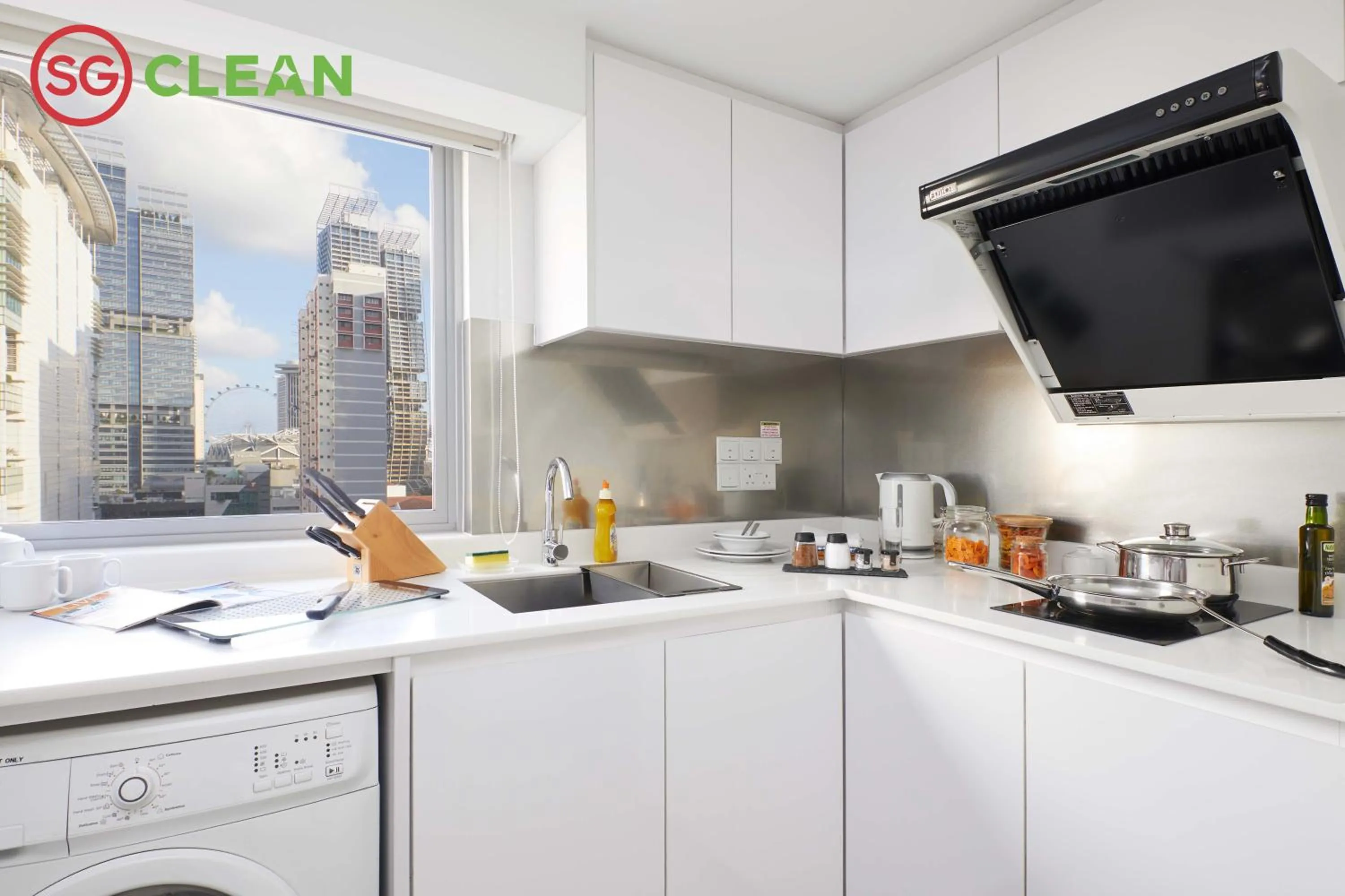 Kitchen or kitchenette in Wilby Central Serviced Apartments