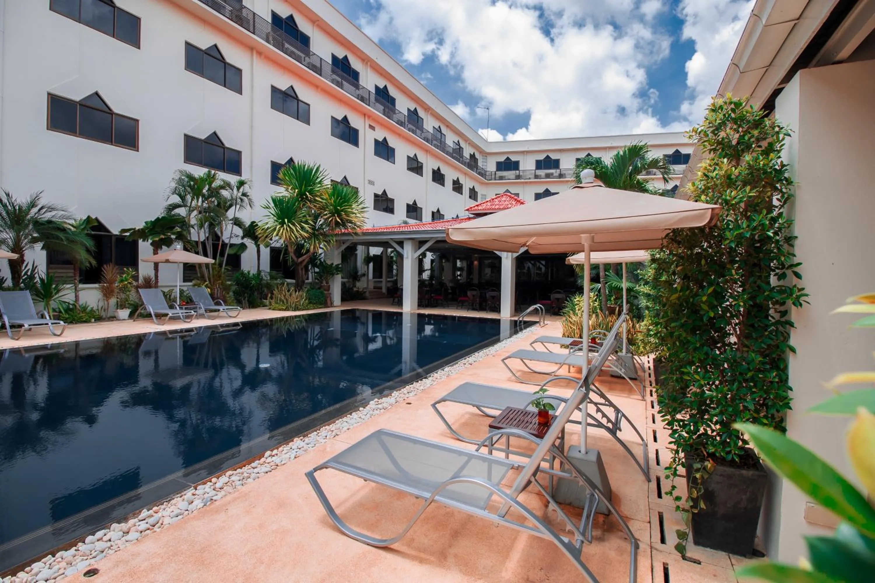 Pool view in LAOTEL VIENTIANE