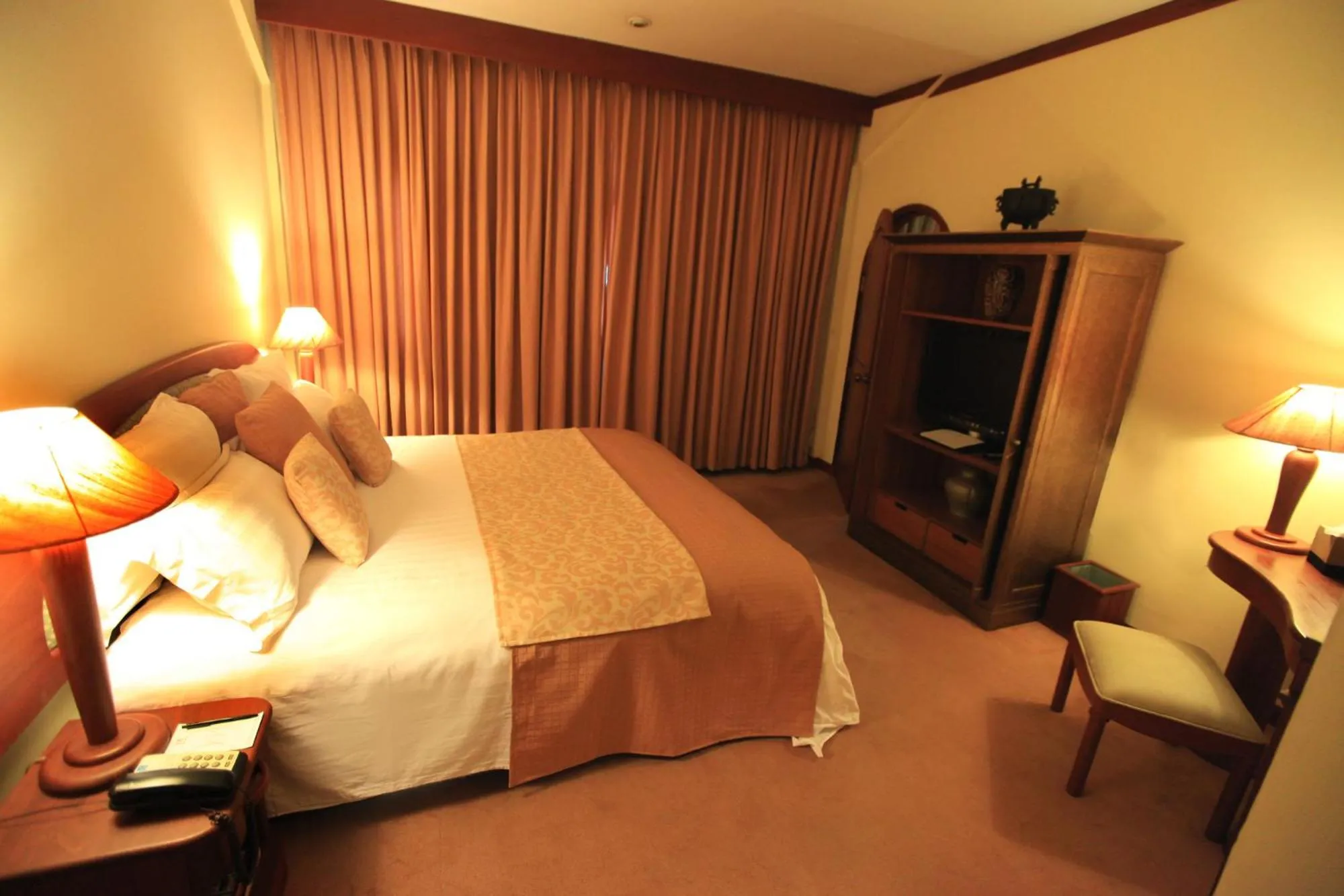 Photo of the whole room, Bed in LAOTEL VIENTIANE