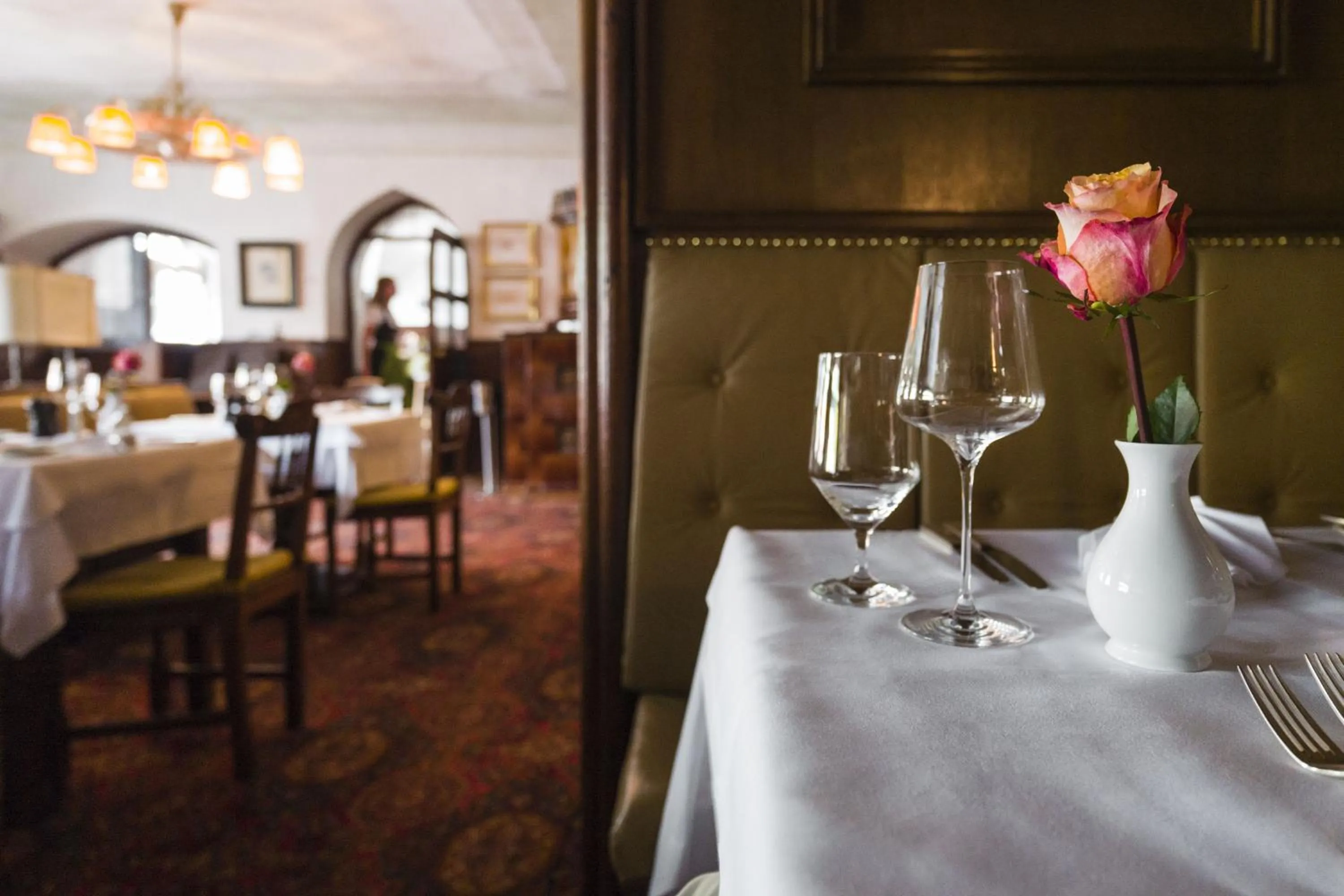 Restaurant/places to eat in Romantik Hotel Das Lindner