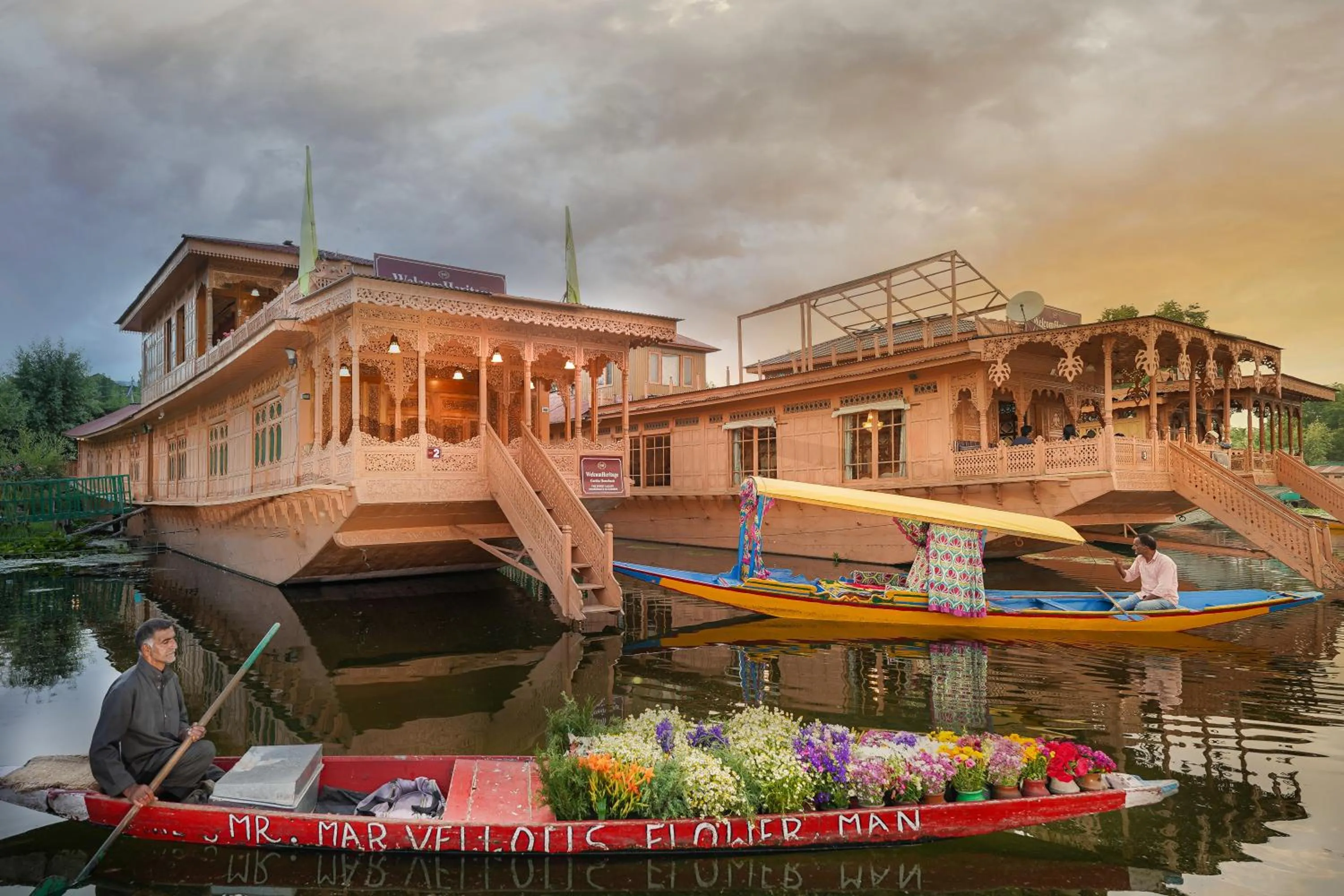 Property building in WelcomHeritage Gurkha Houseboats