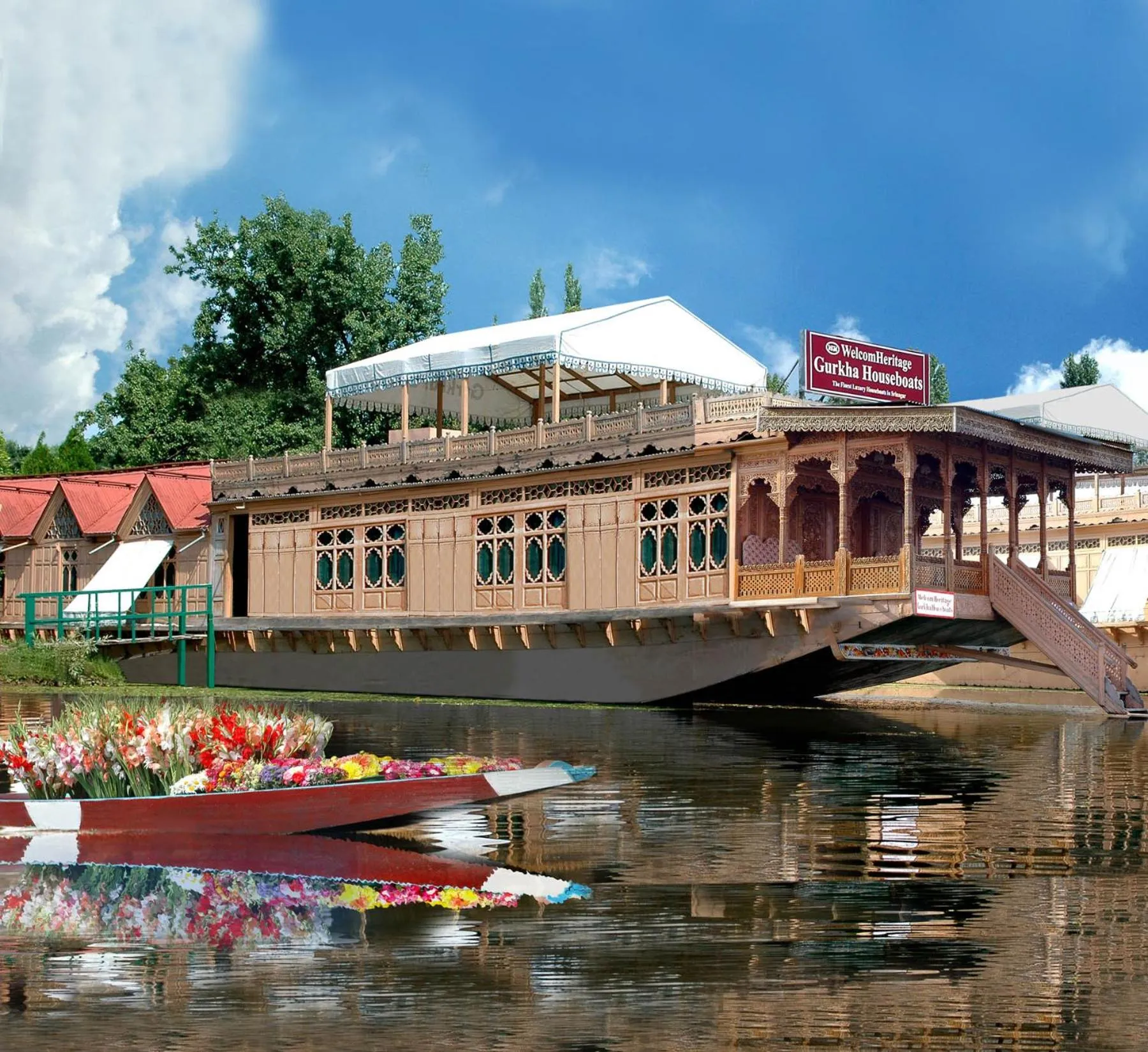 Property building in WelcomHeritage Gurkha Houseboats