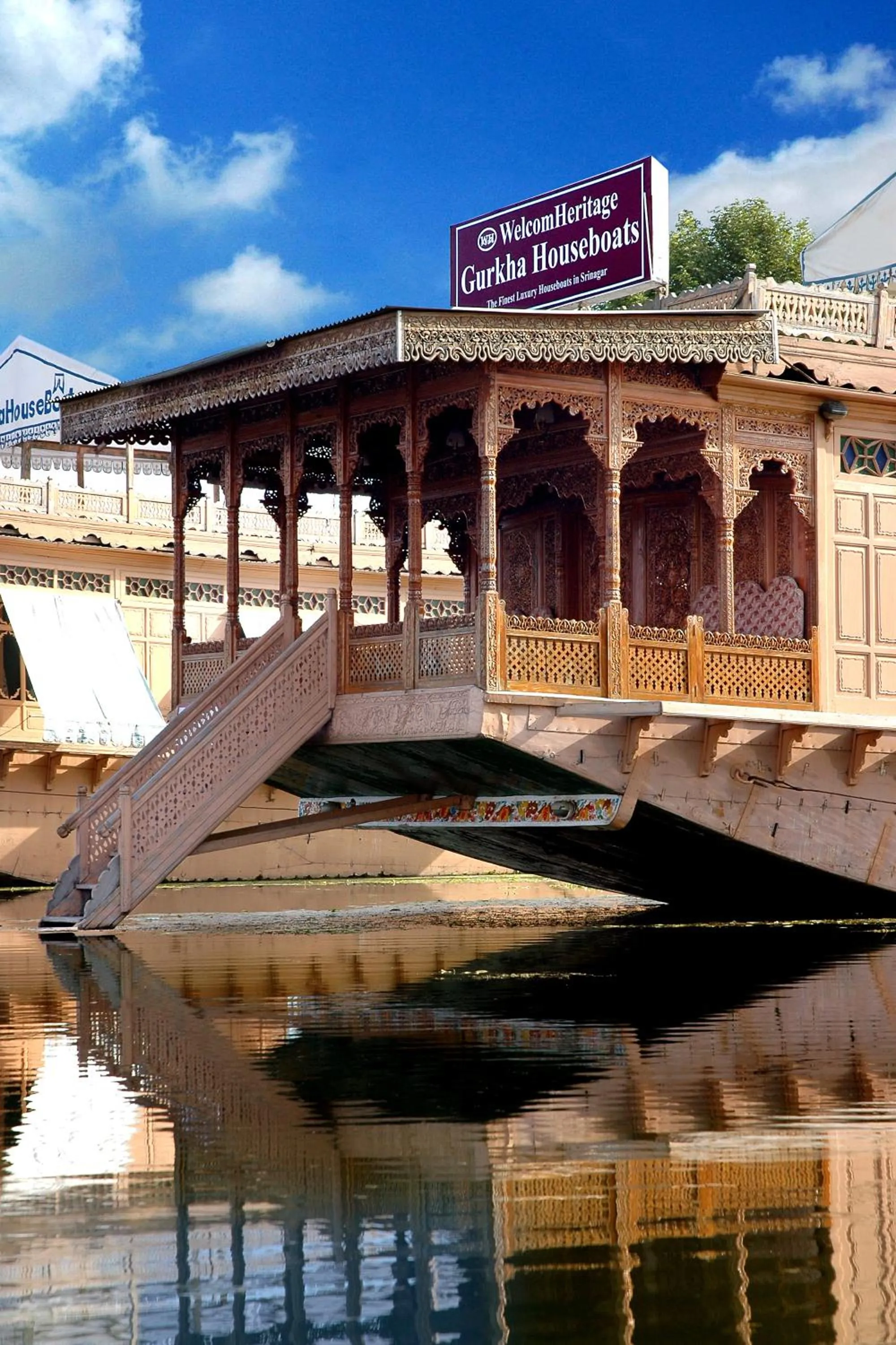 Property building in WelcomHeritage Gurkha Houseboats
