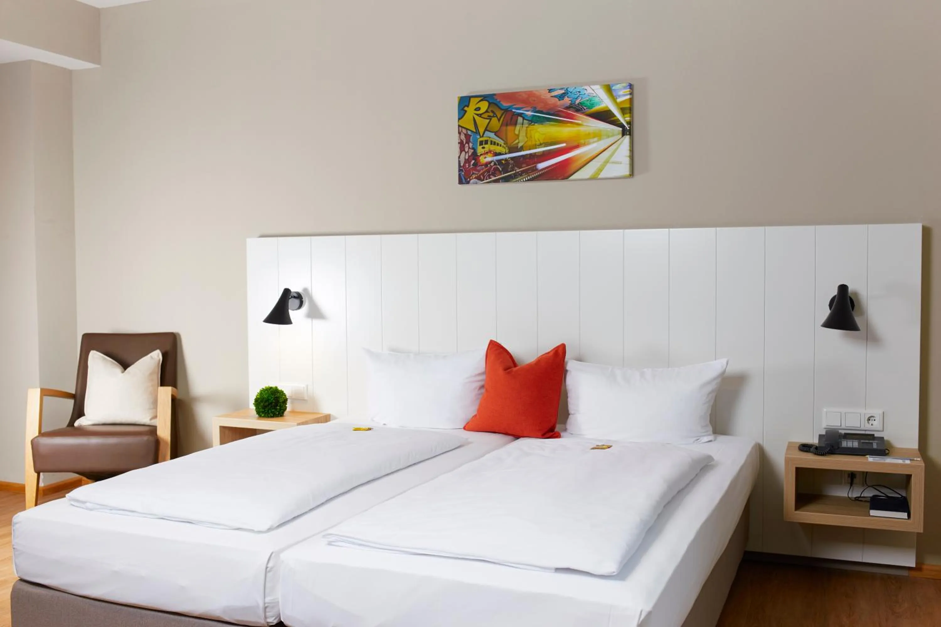 Photo of the whole room, Bed in Hotel Alpha