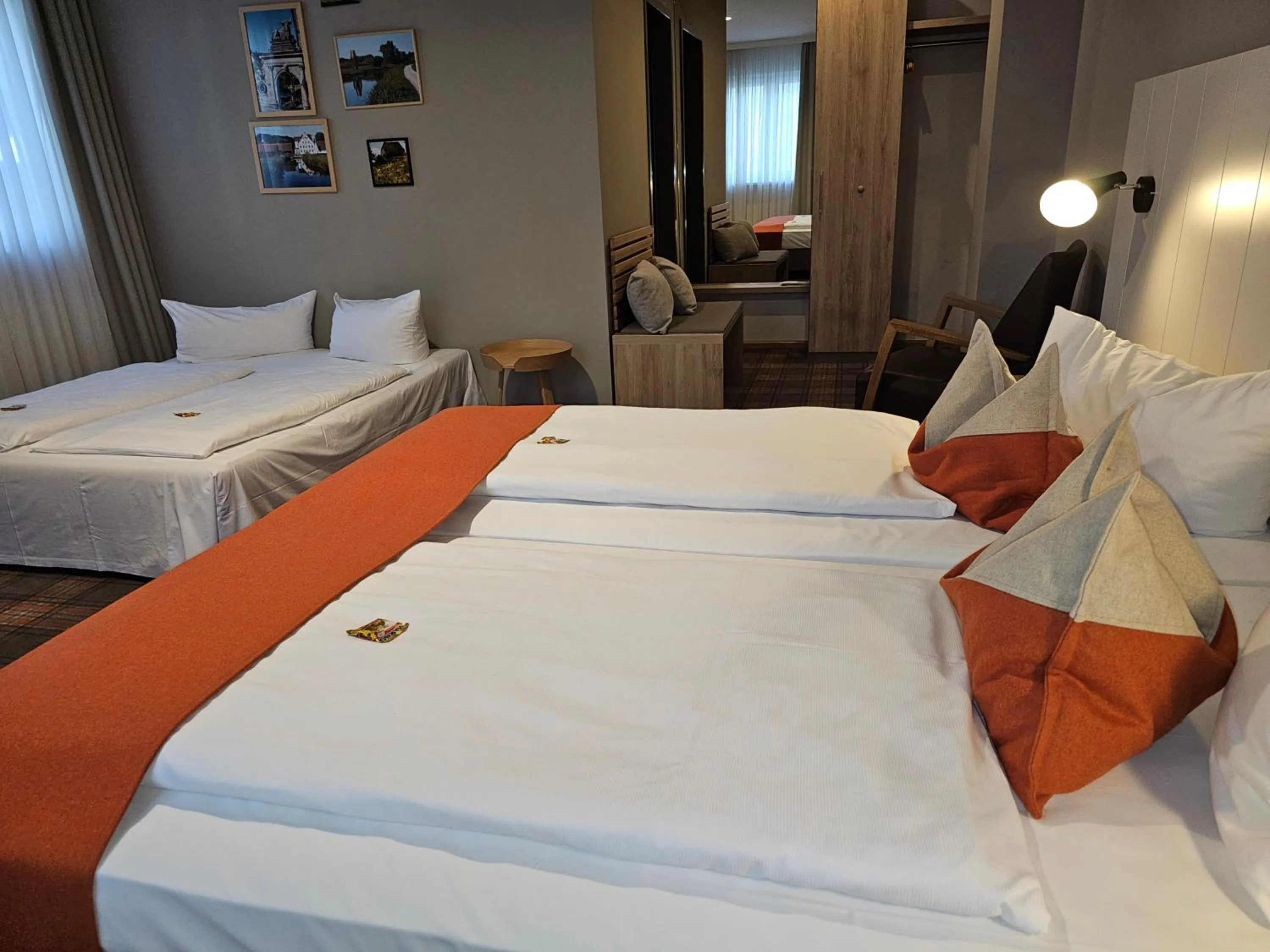 Bed in Hotel Alpha