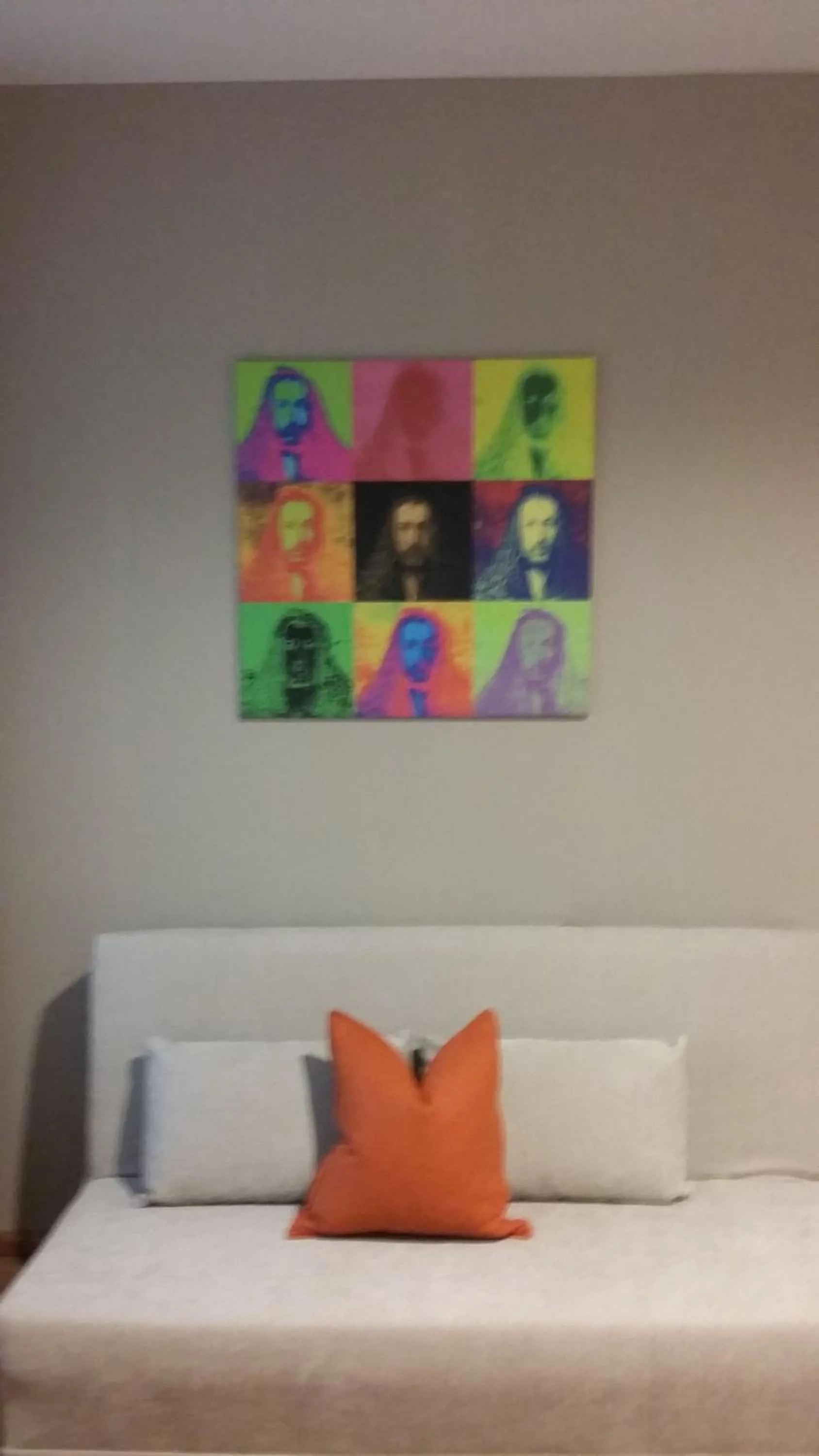 Decorative detail, Bed in Hotel Alpha