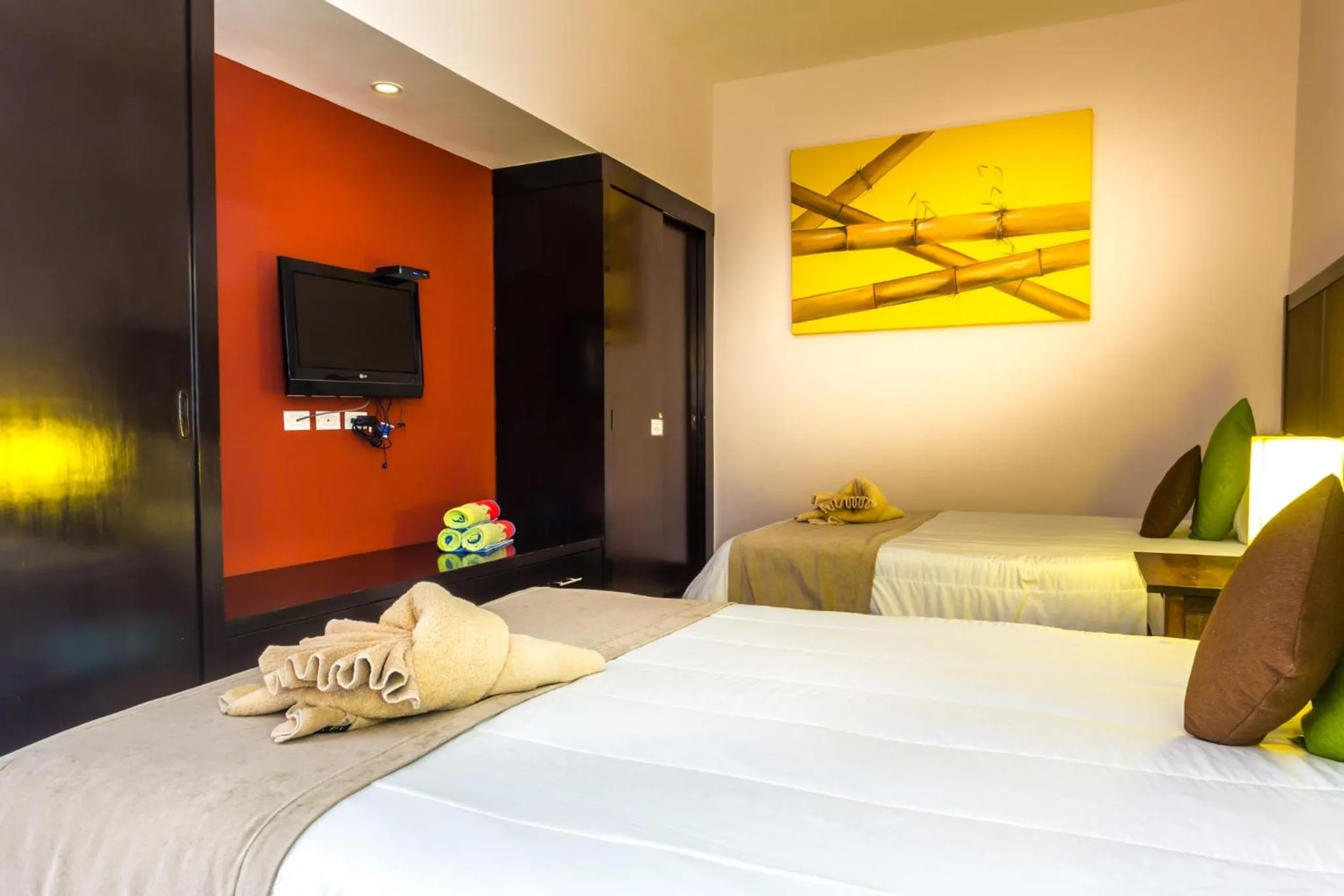 Bed in Aldea Thai 306 condo