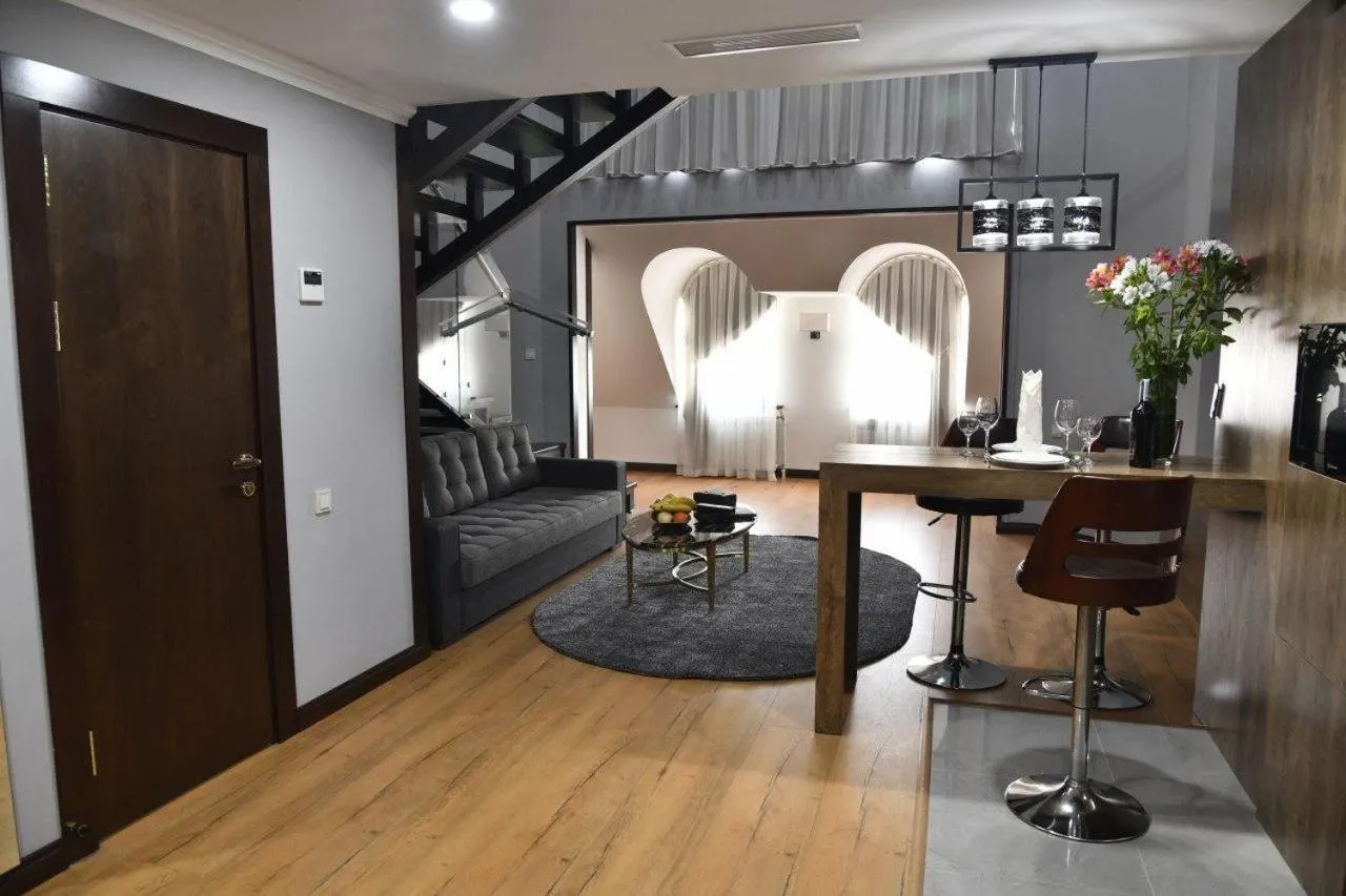 Living room in Krokus Plaza