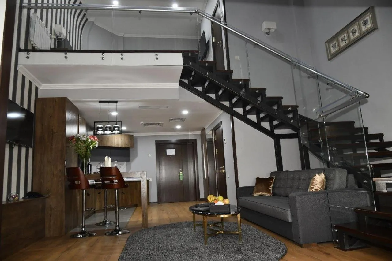 Living room in Krokus Plaza