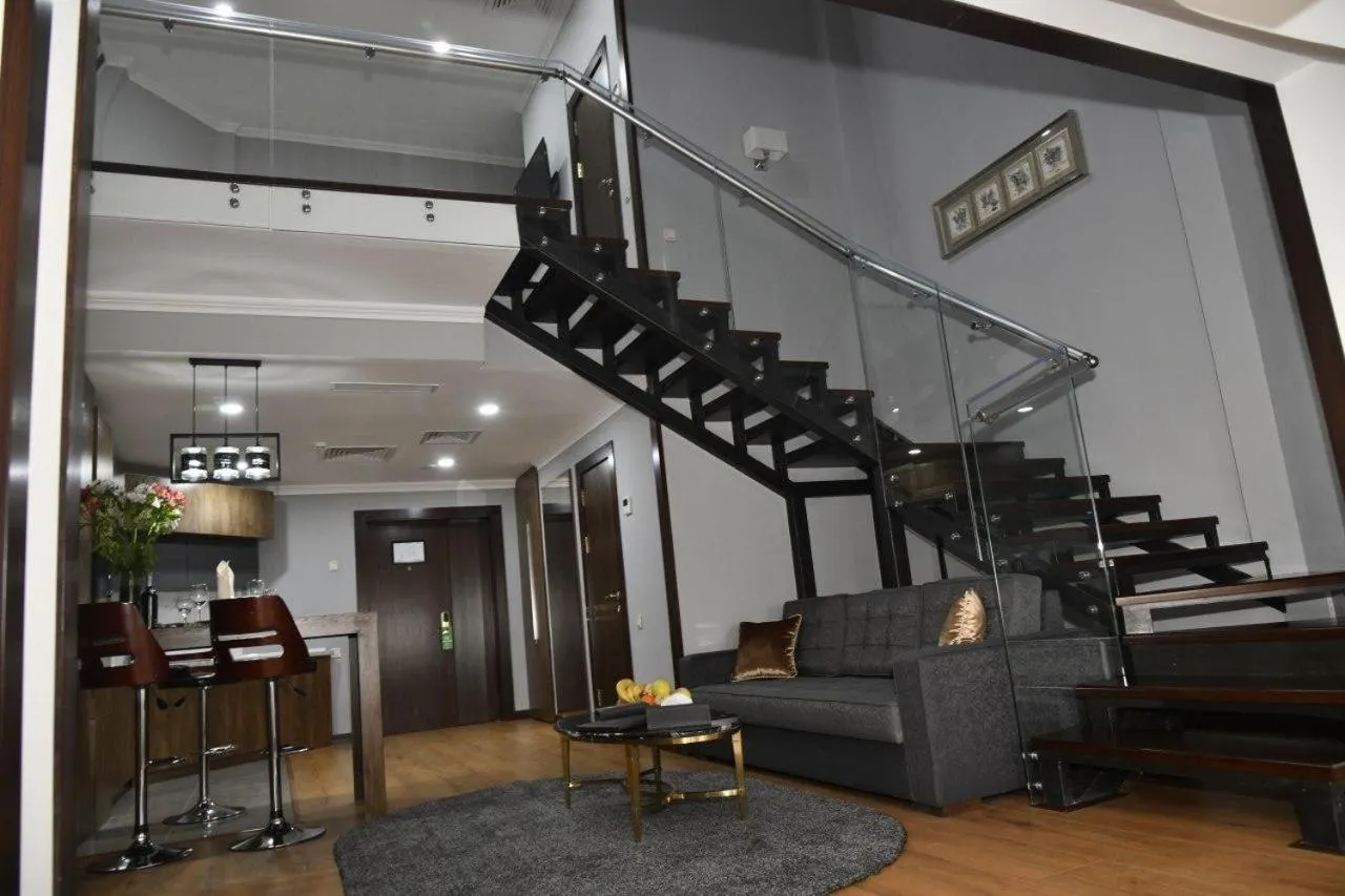 Living room in Krokus Plaza