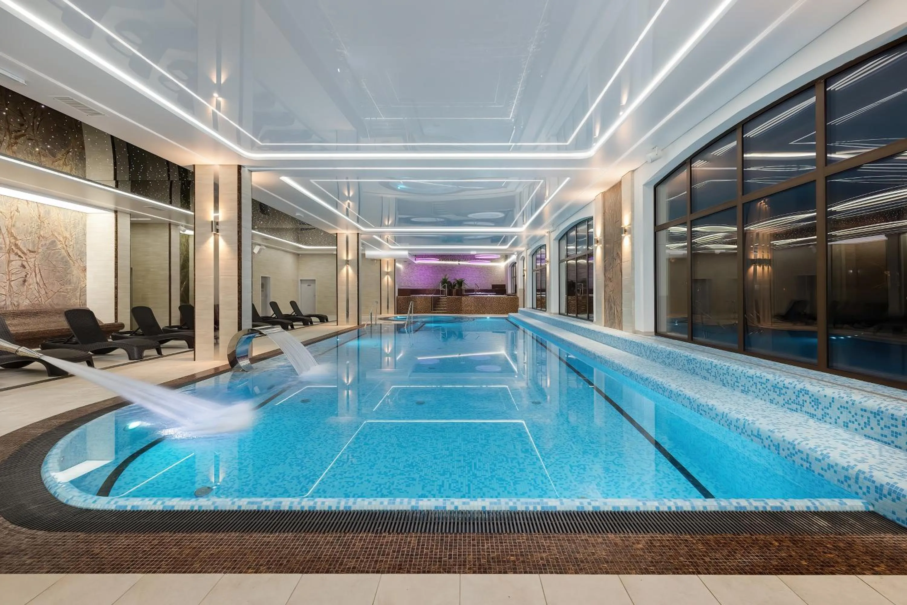 Pool view in Hotel Juvena Wellness & SPA