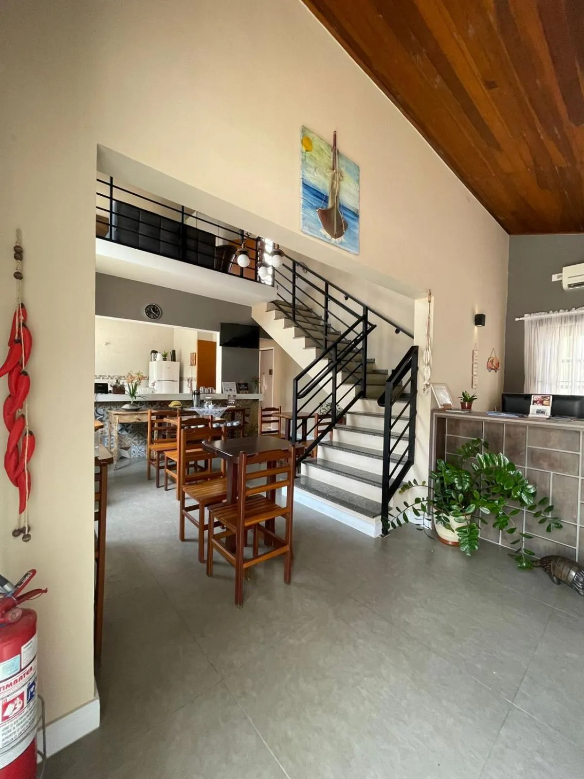 Dining area in Pousada Chilli Brasil