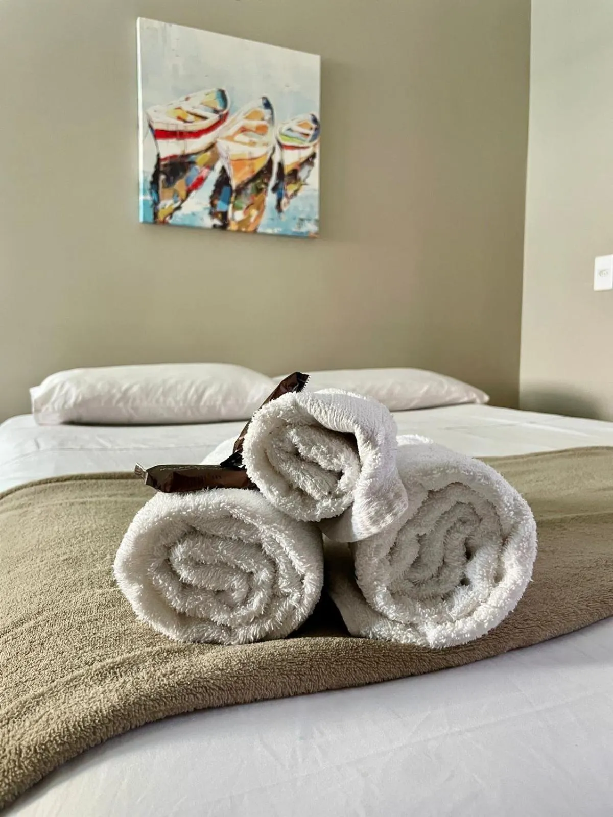 Bed in Pousada Chilli Brasil