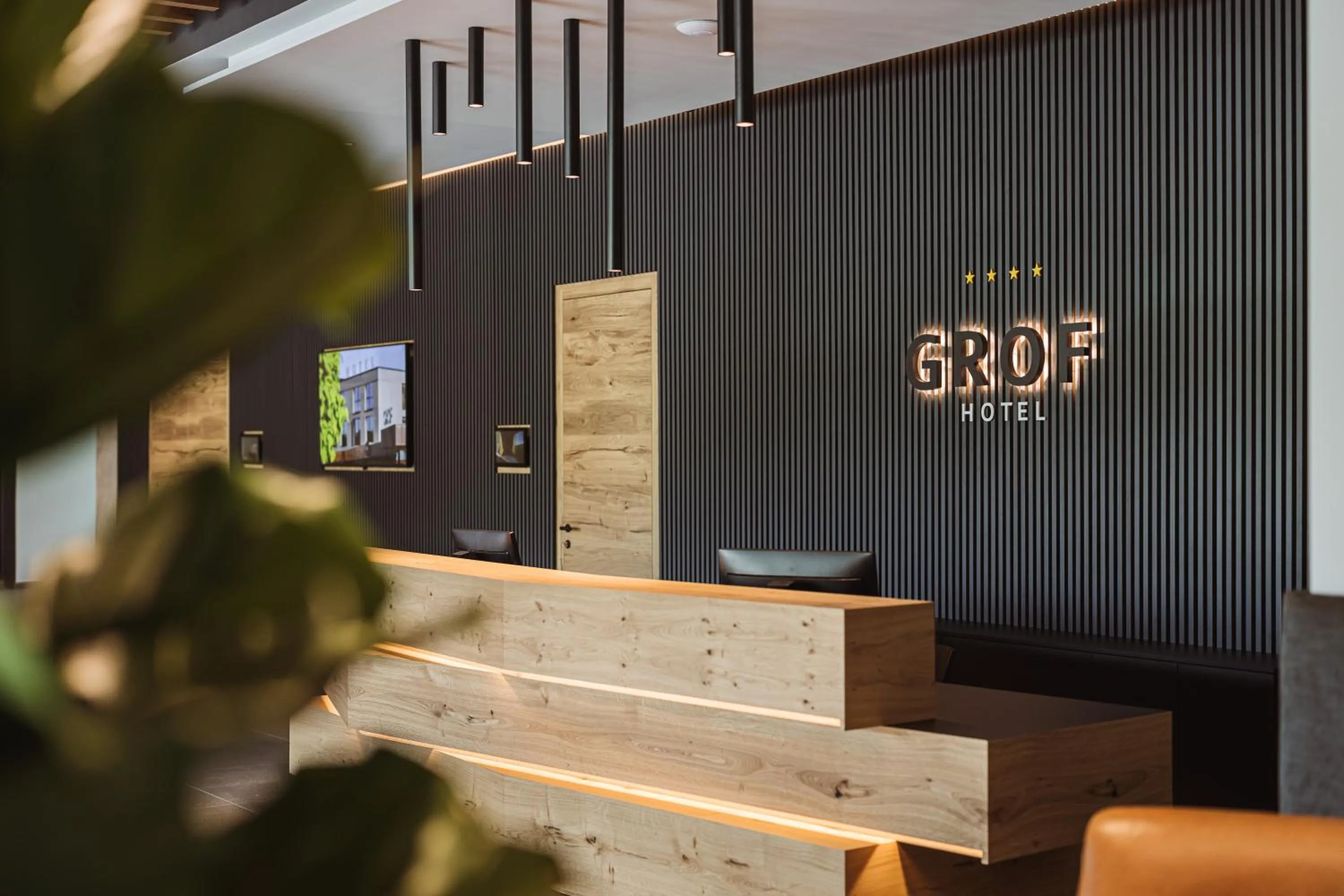 Lobby or reception in Hotel Grof
