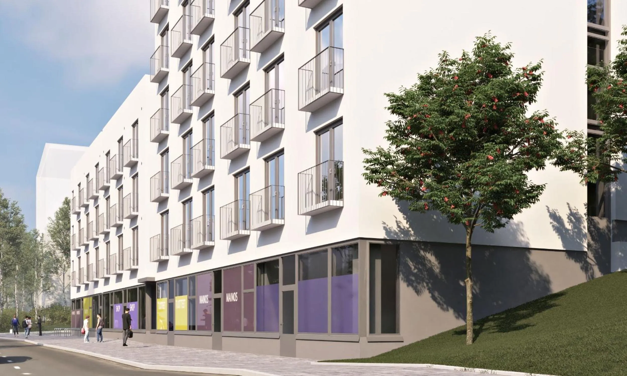 Property building in Forenom Aparthotel Tampere Kaleva