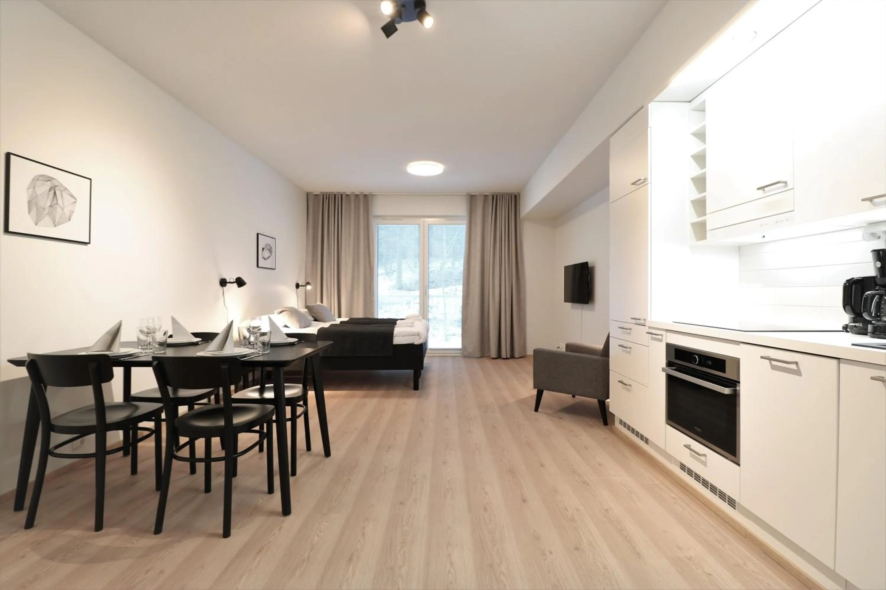 Coffee/tea facilities in Forenom Aparthotel Tampere Kaleva