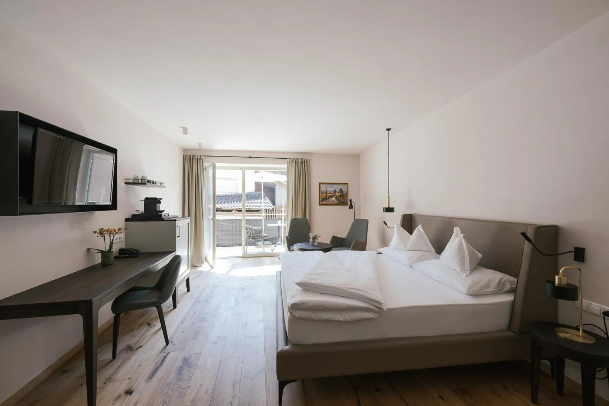 View (from property/room), Bed in Ansitz am Eck by Hotel Pernhof