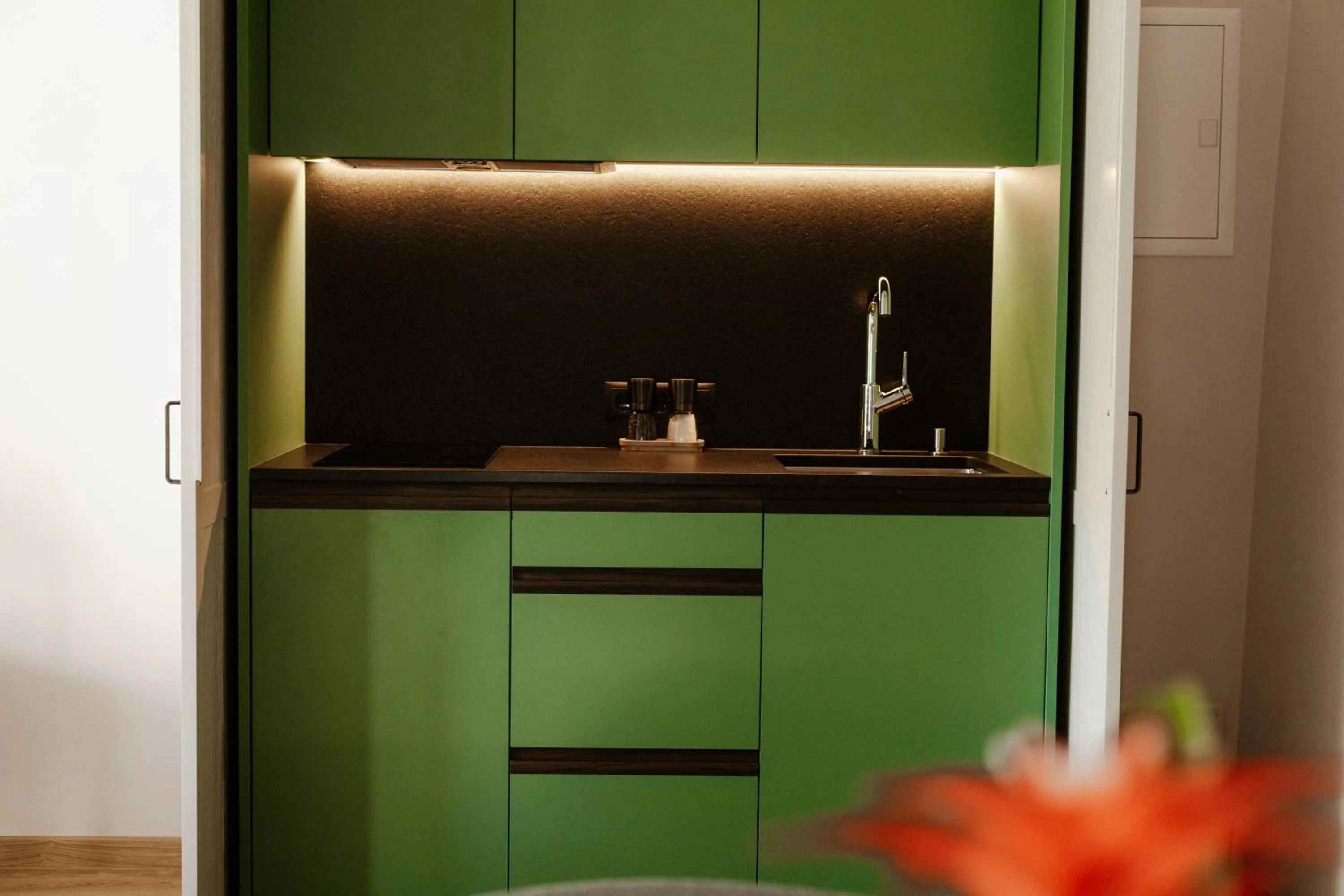 Kitchen or kitchenette in Ansitz am Eck by Hotel Pernhof