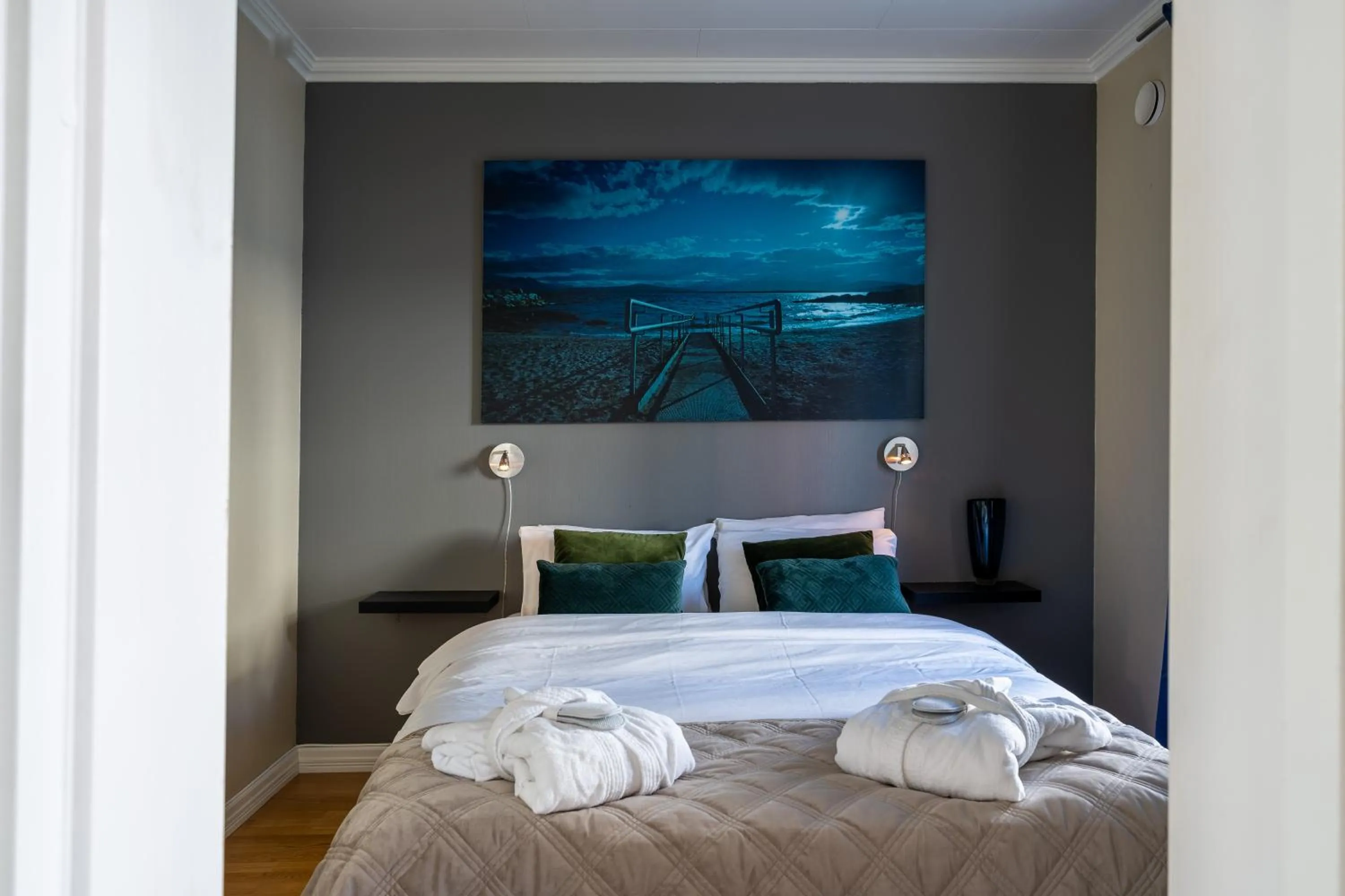 Bed in Enter Tromsø - Exclusive Apartments