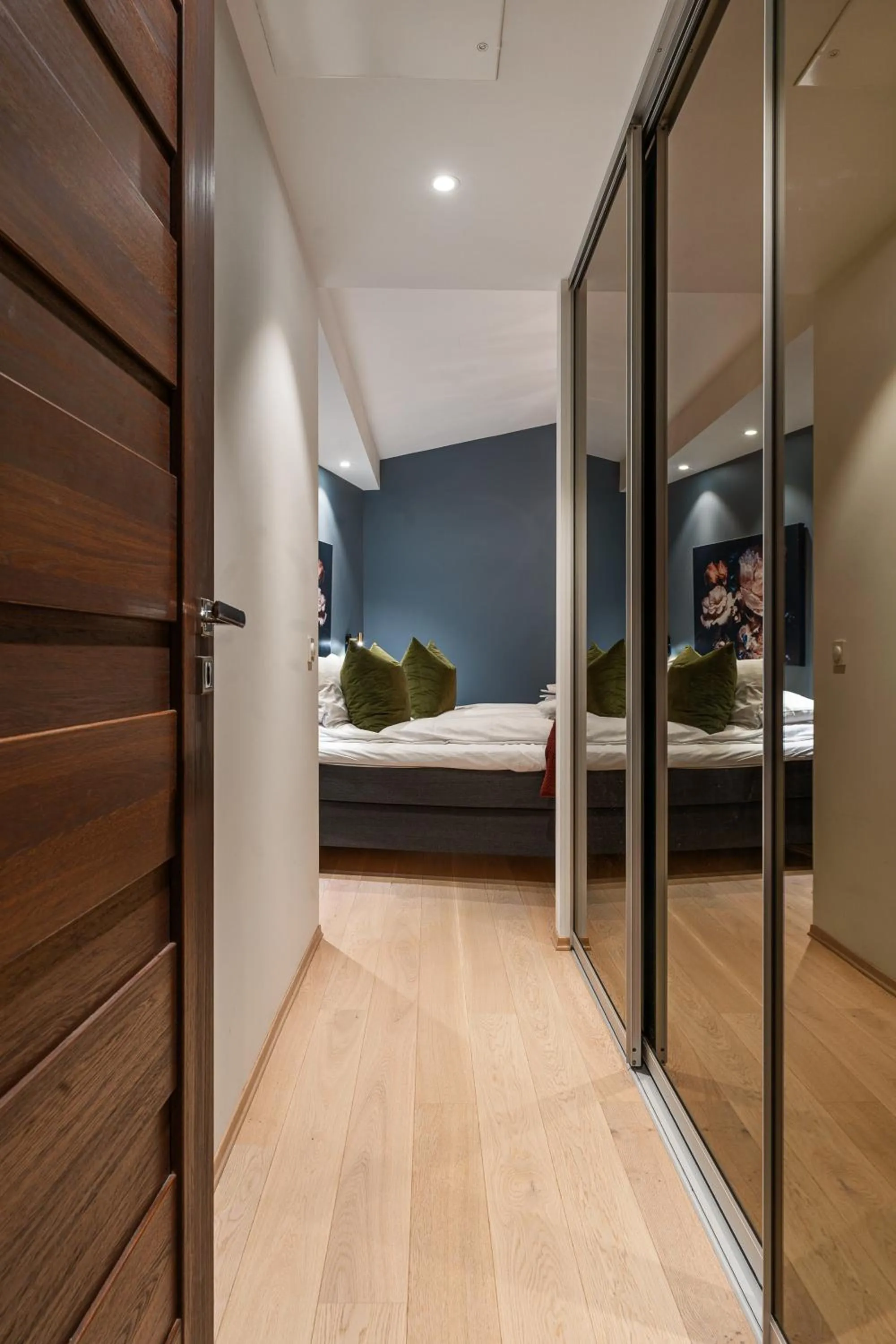 Bed in Enter Tromsø - Exclusive Apartments