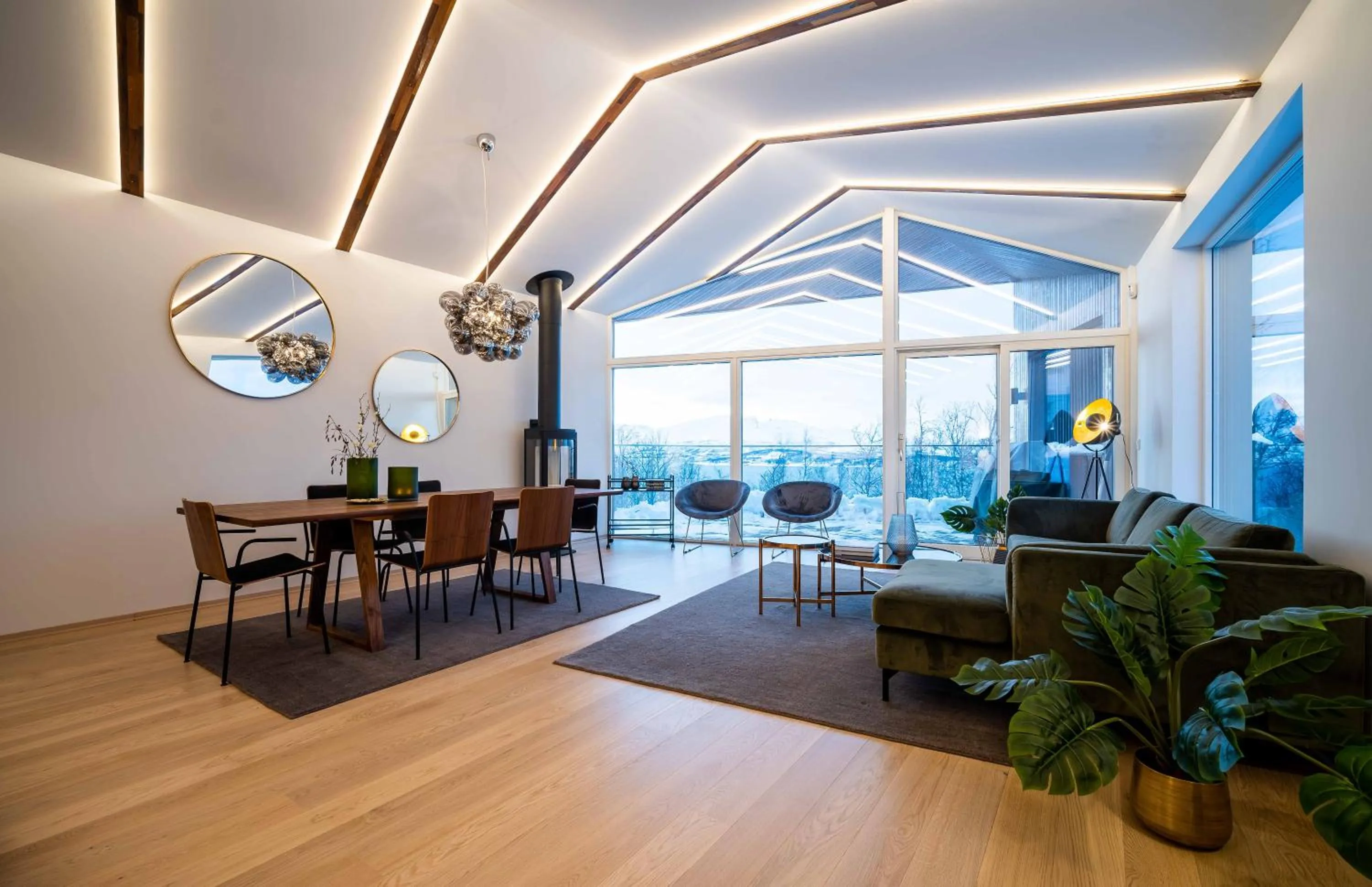 Living room in Enter Tromsø - Exclusive Apartments