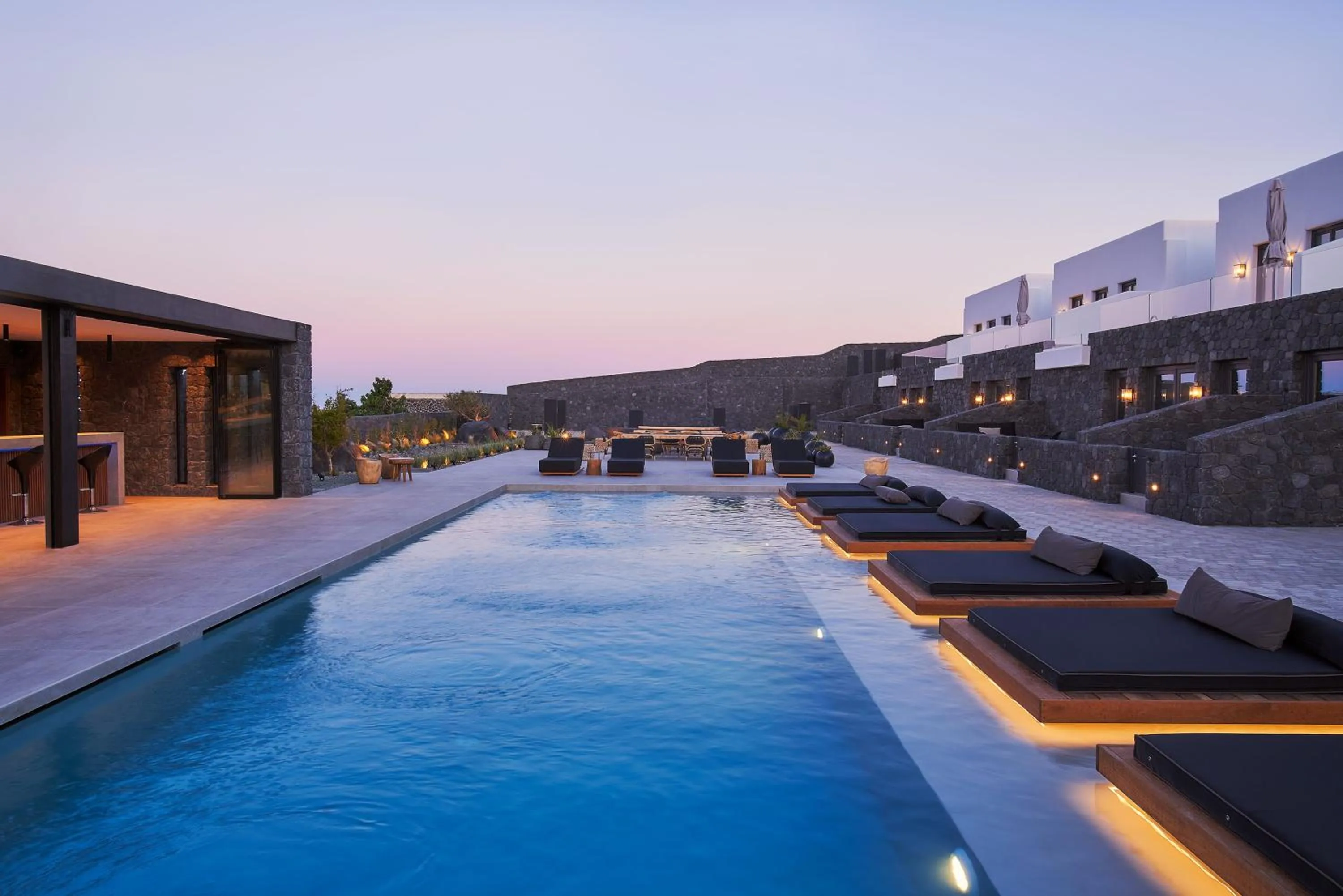 Swimming pool in SantAnna Luxury Suites
