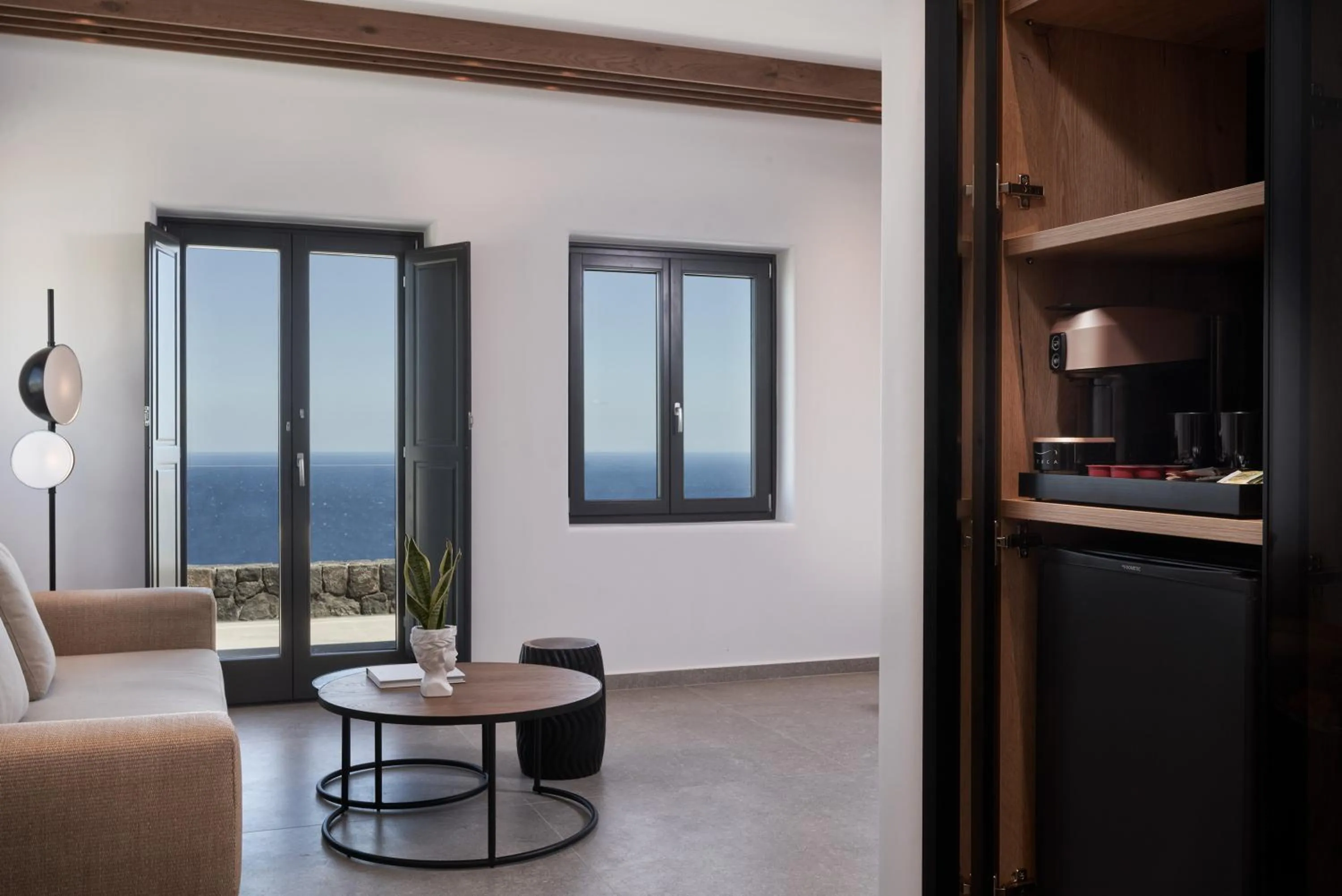 Living room in SantAnna Luxury Suites