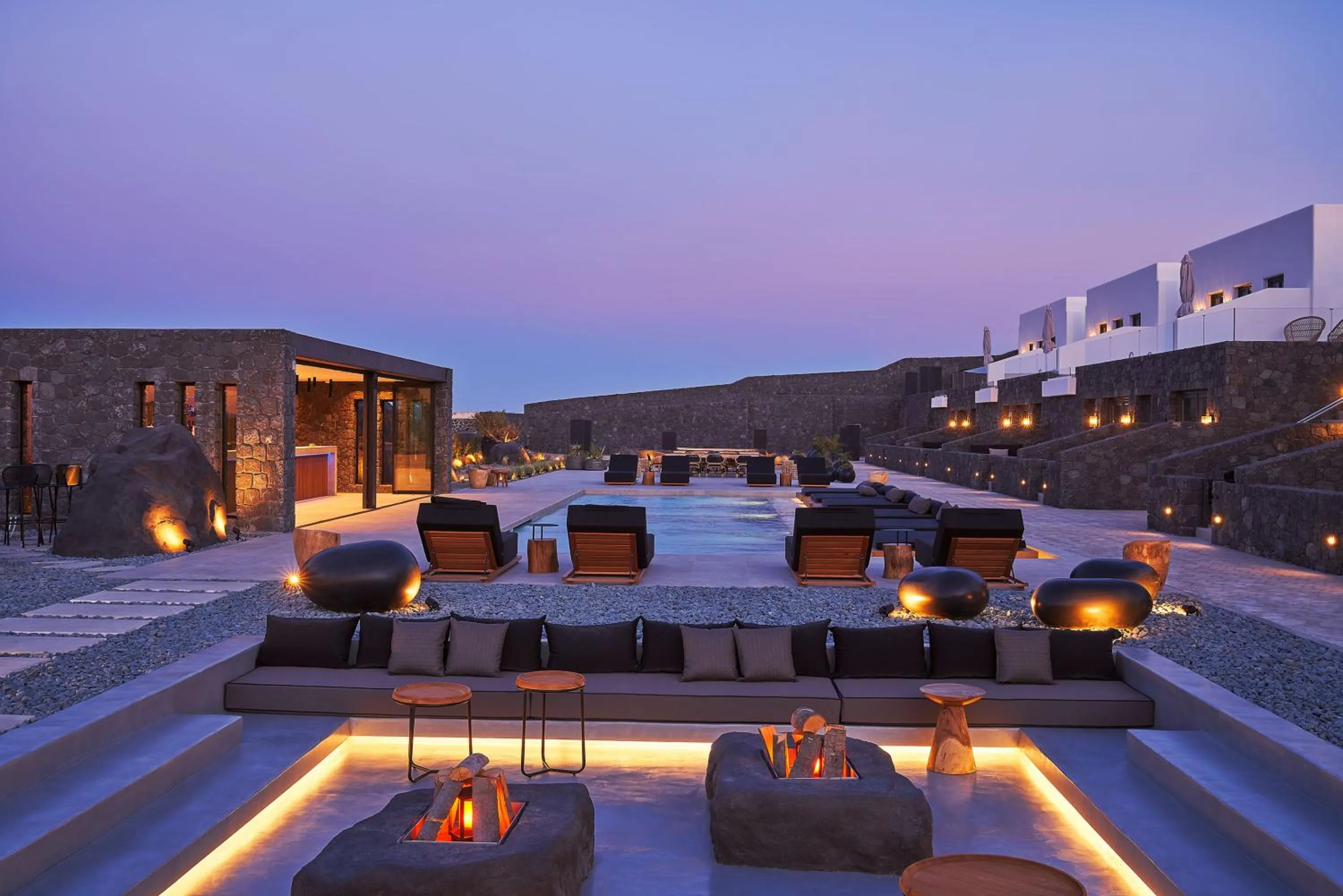 Swimming pool in SantAnna Luxury Suites