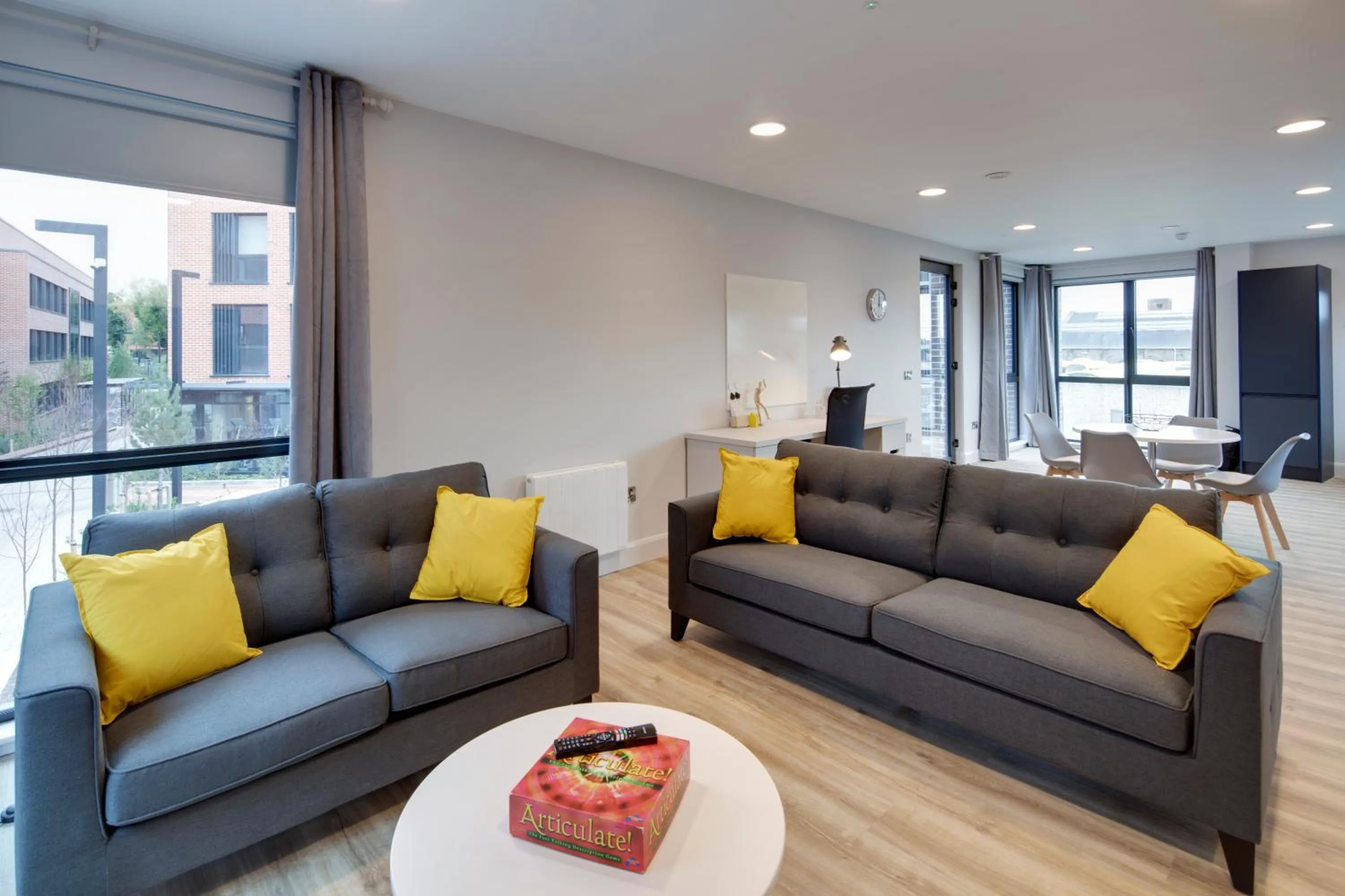 Living room in Highfield House