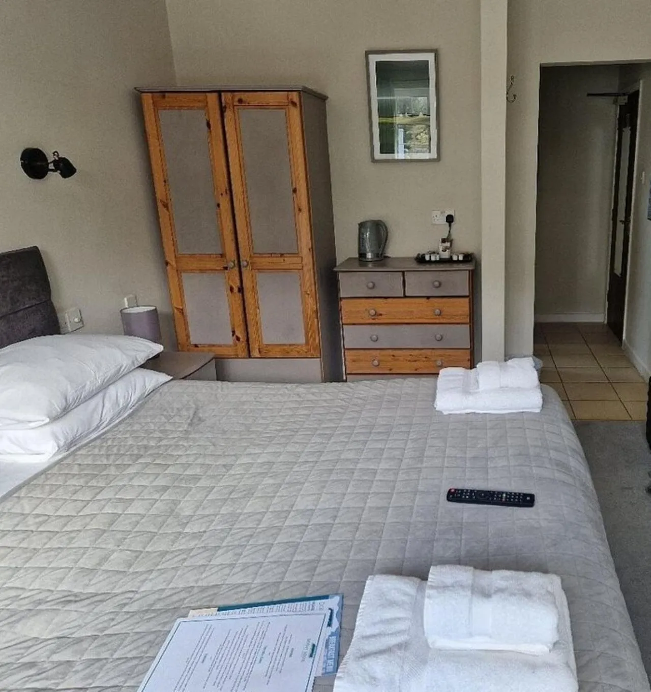 Bed in The Dormy House Hotel