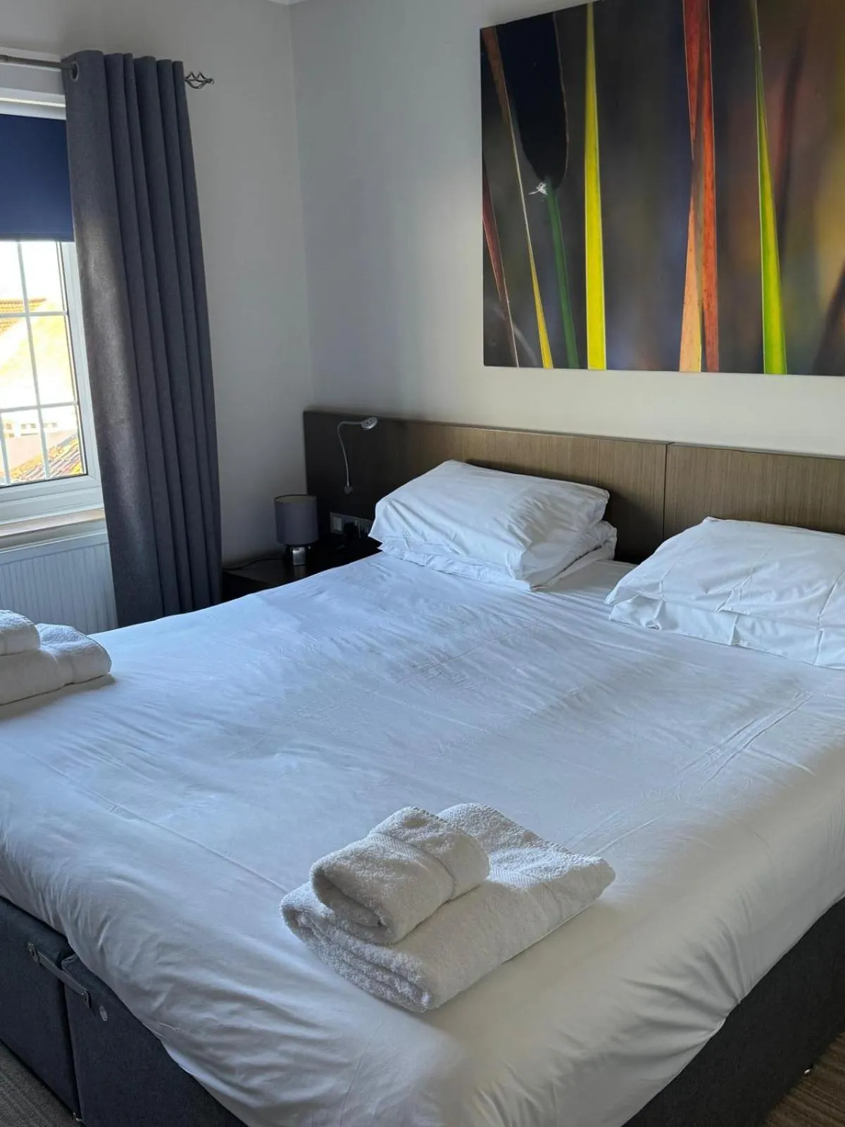 Bed in The Dormy House Hotel