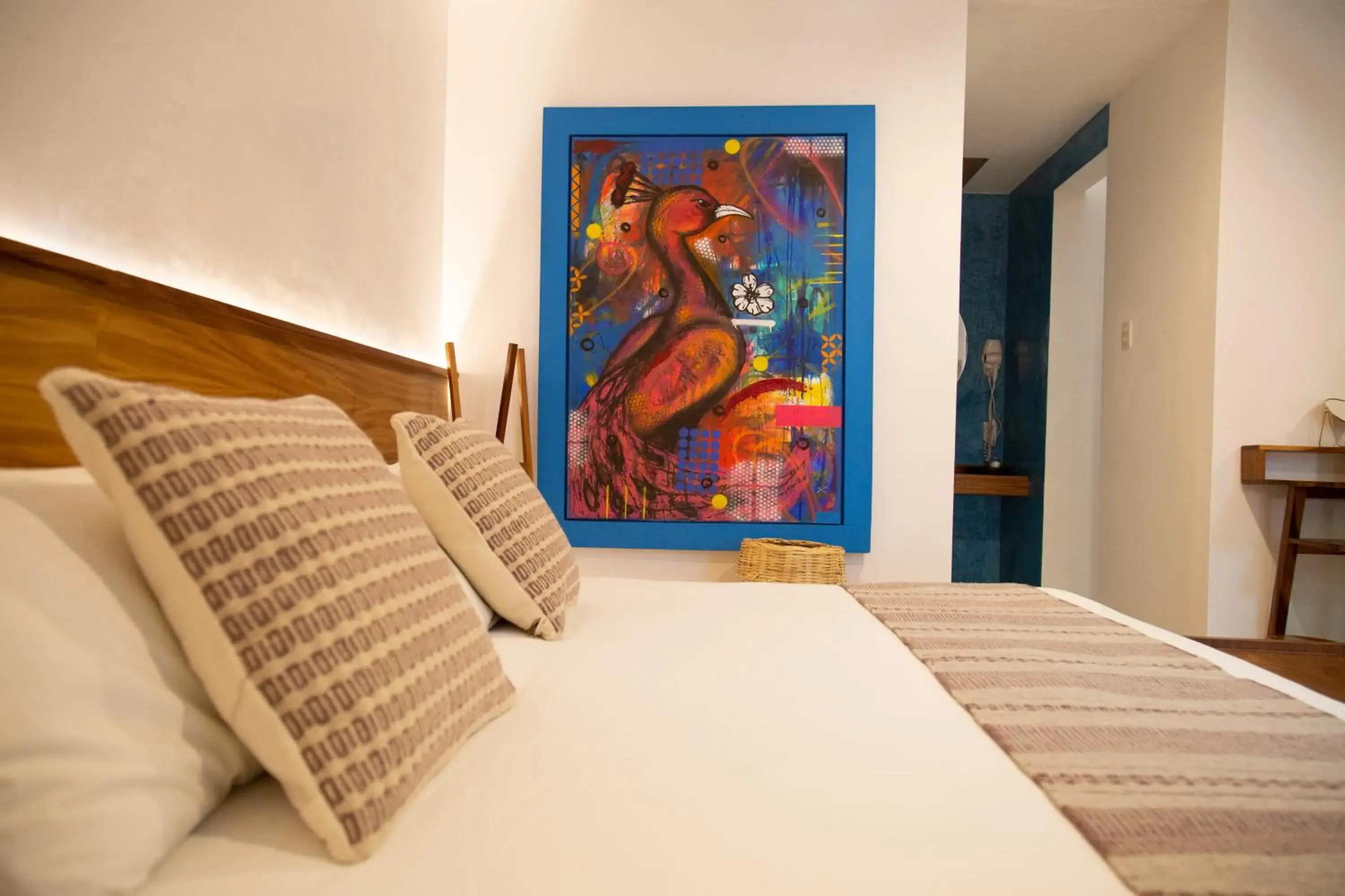 Deluxe Double Room with Balcony - single occupancy in Hotel Casa de Arte Oaxaca Deluxe Double Room with Balcony - single occupancy in Hotel Casa de Arte Oaxaca
