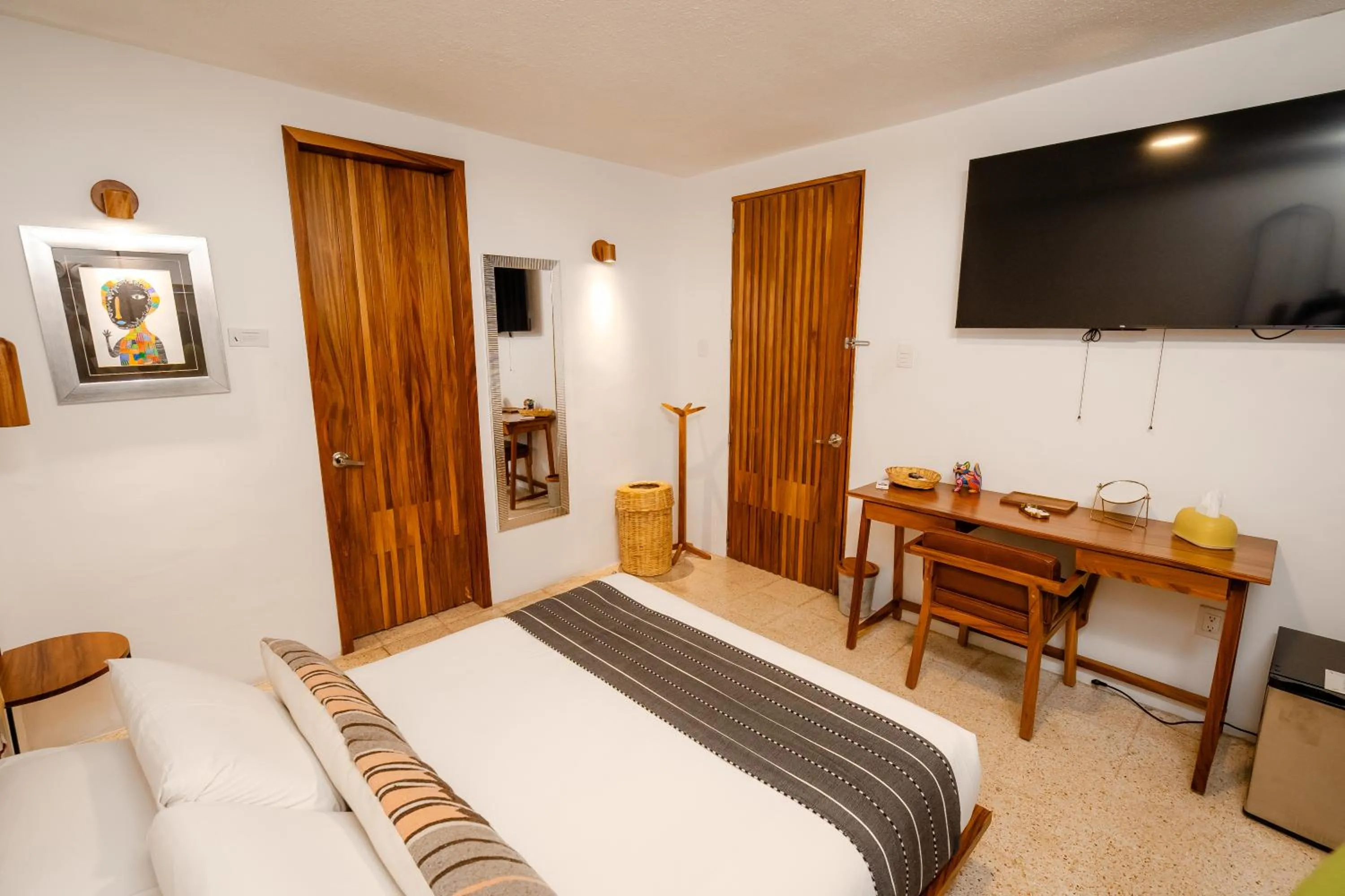 Photo of the whole room, Bed in Hotel Casa de Arte Oaxaca