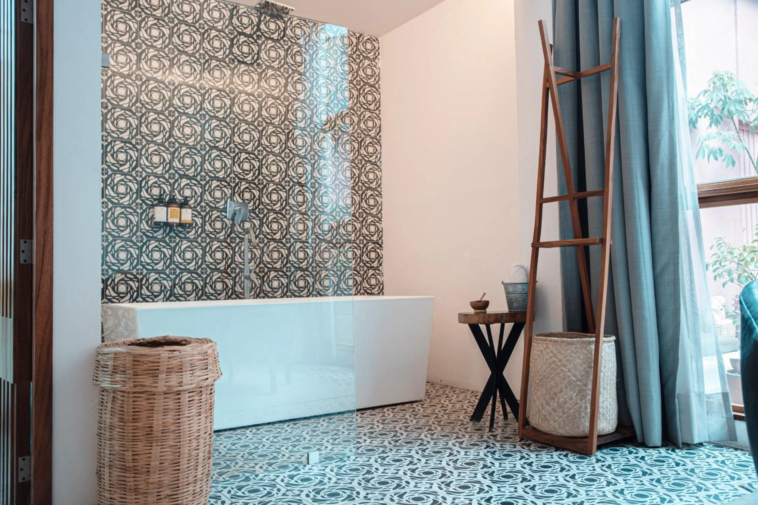 Shower in Hotel Casa de Arte Oaxaca