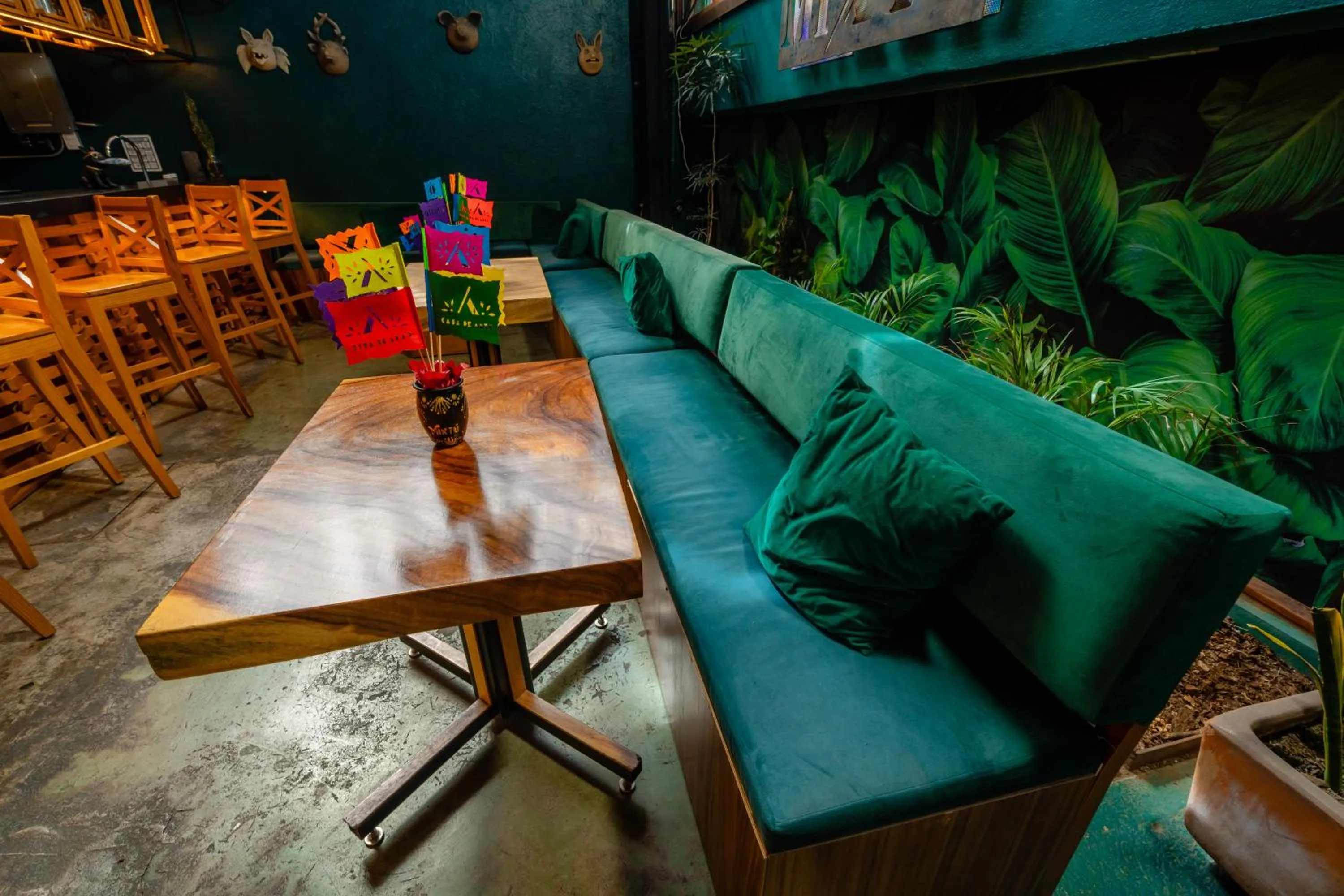 Living room in Hotel Casa de Arte Oaxaca
