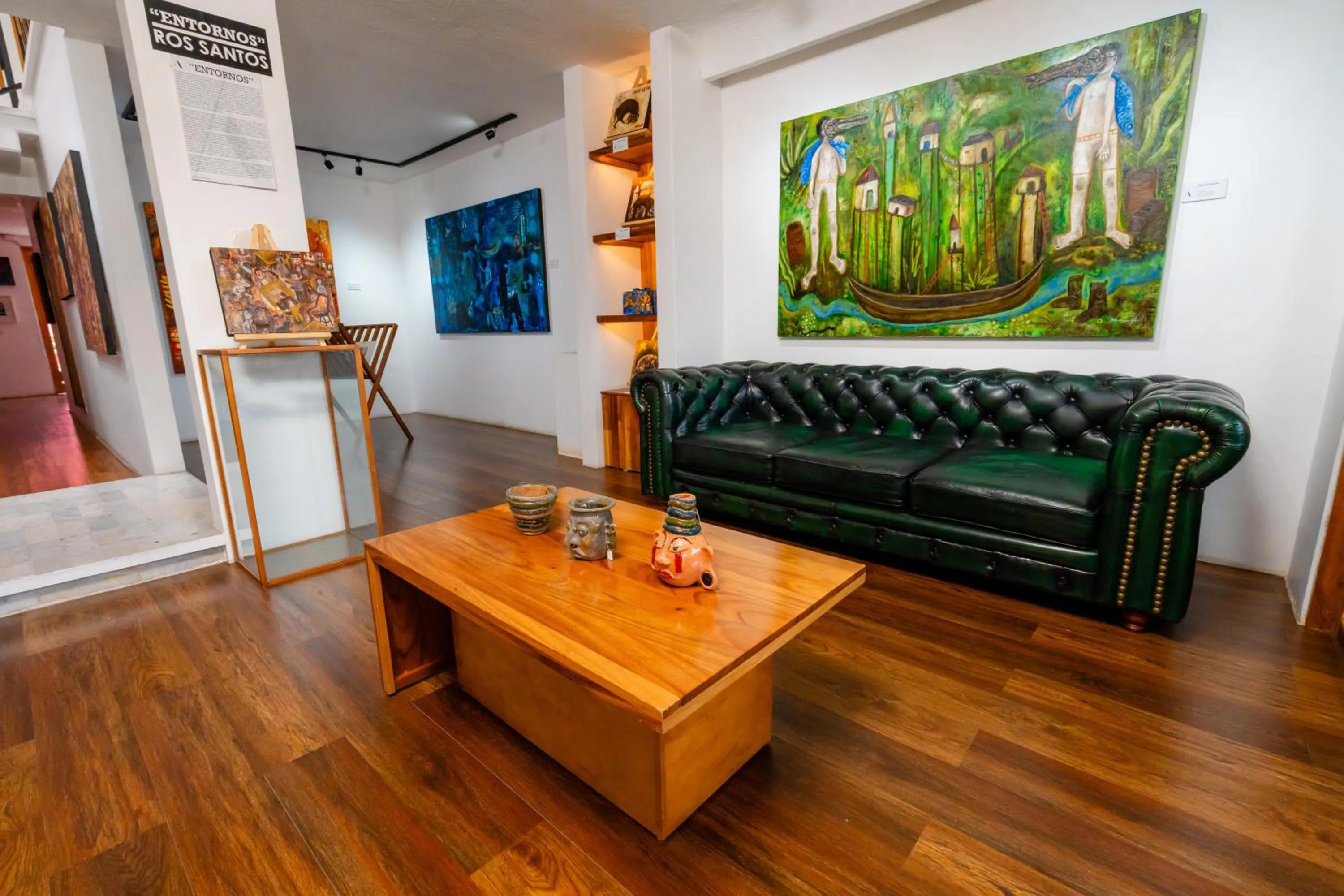 Living room in Hotel Casa de Arte Oaxaca