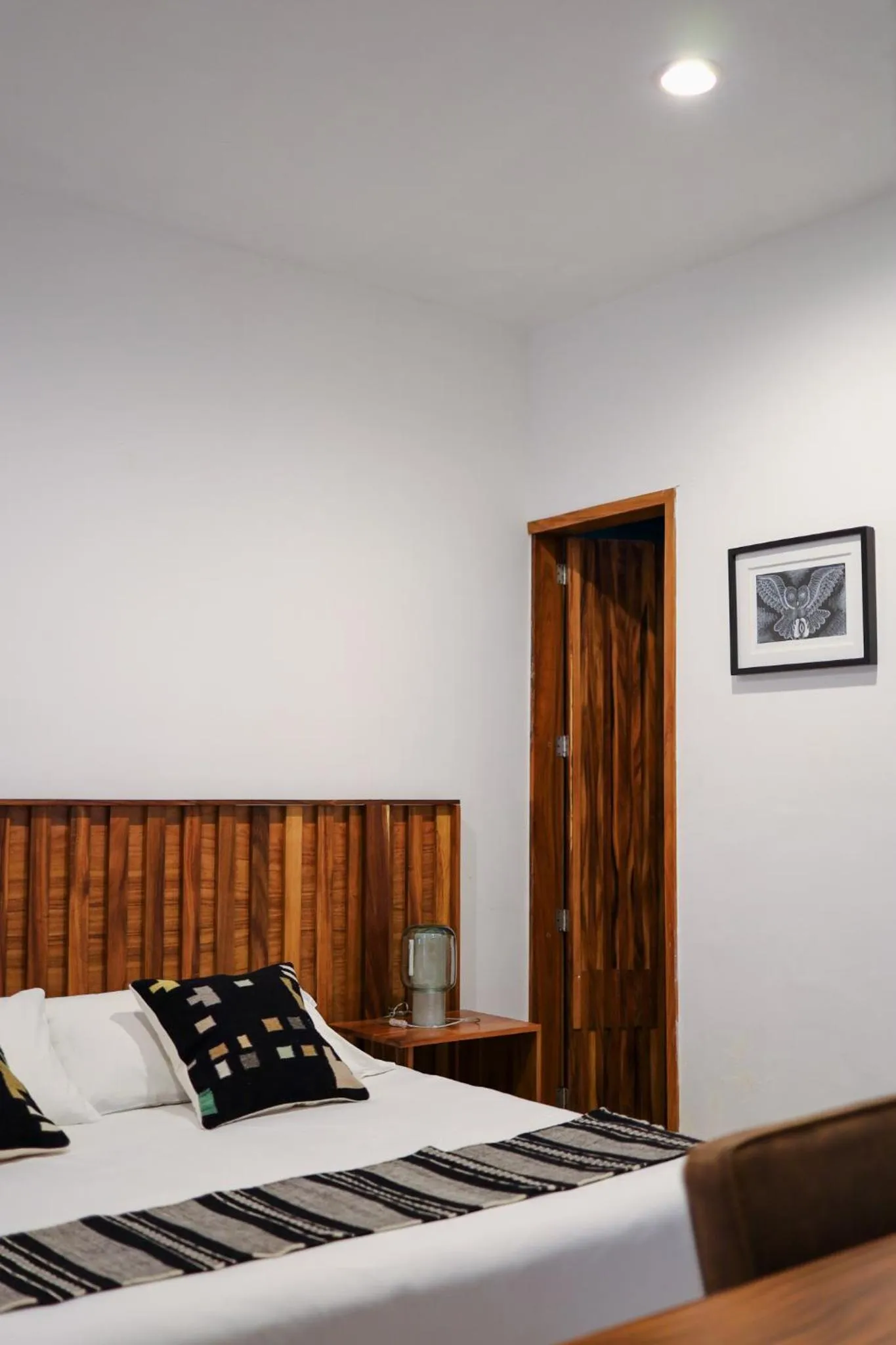 Bed in Hotel Casa de Arte Oaxaca