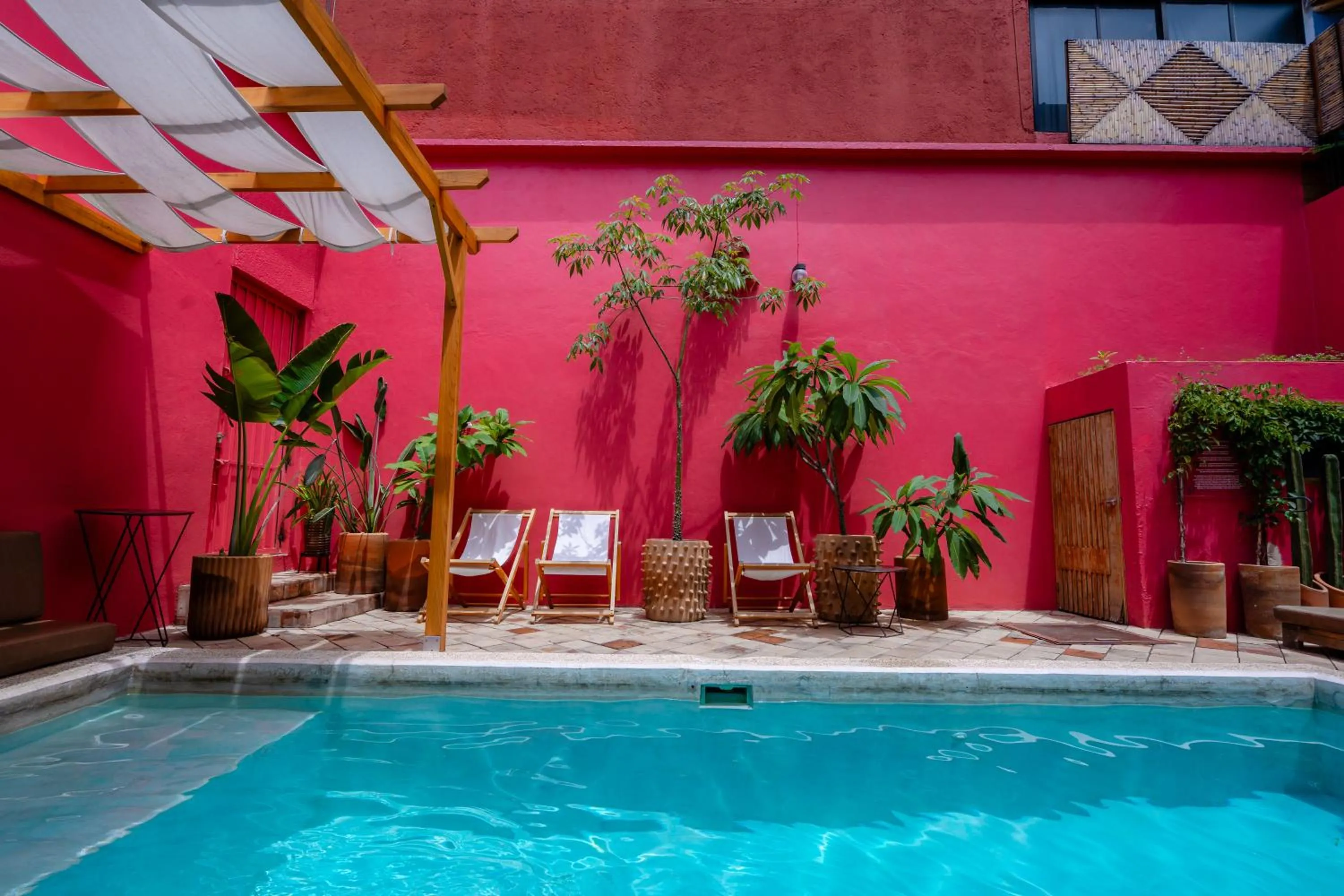 Swimming pool in Hotel Casa de Arte Oaxaca