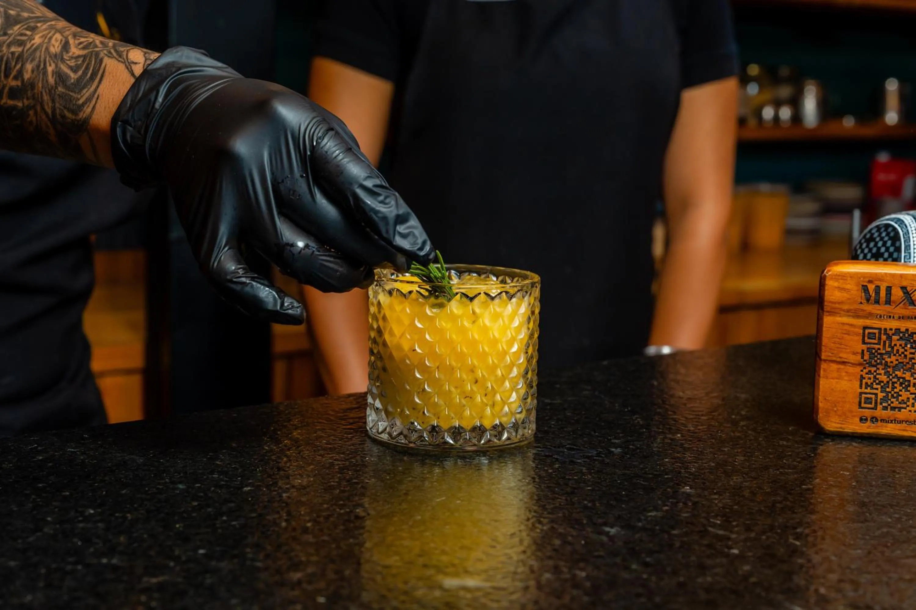 Food and drinks in Hotel Casa de Arte Oaxaca