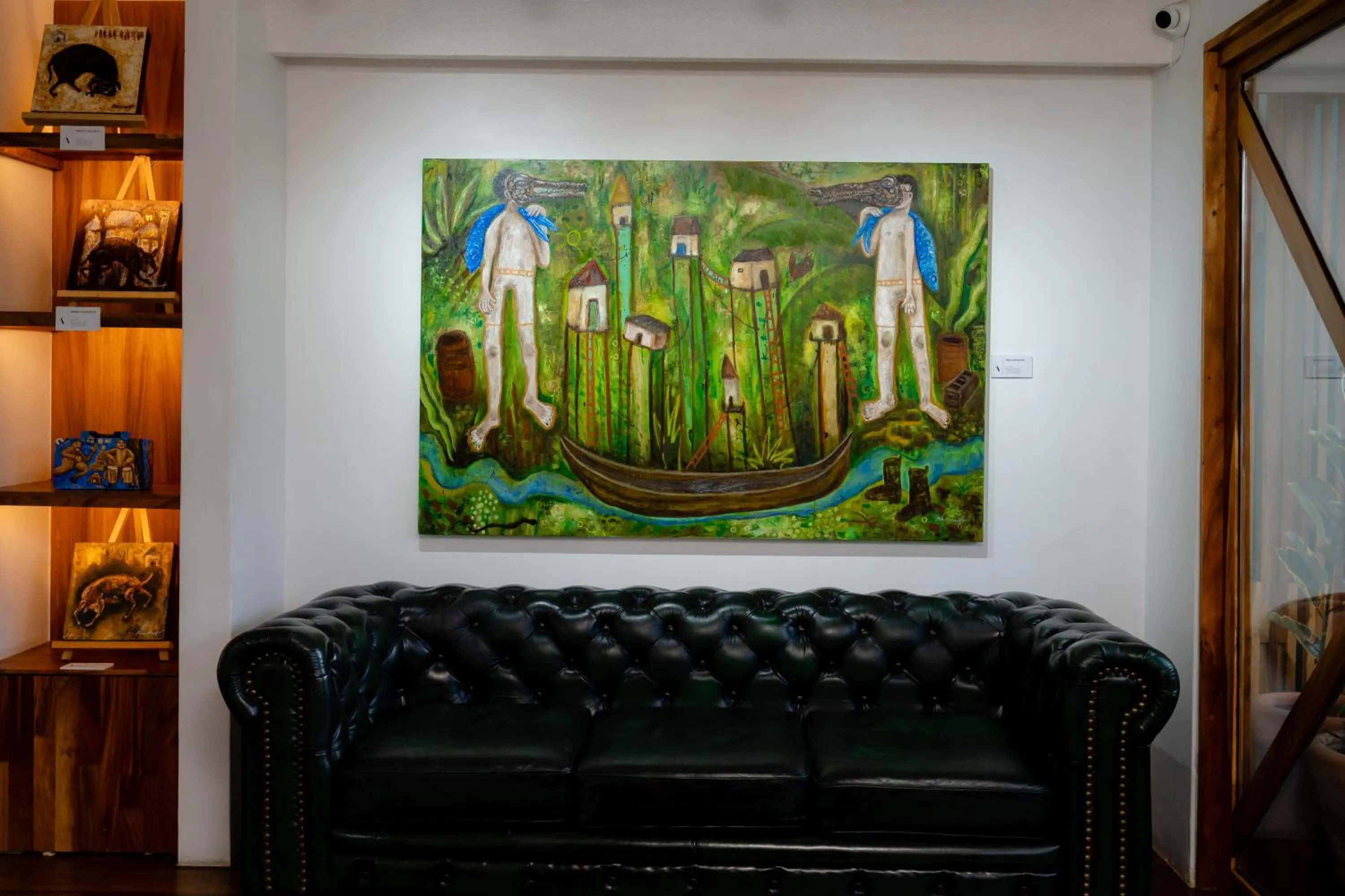 Living room in Hotel Casa de Arte Oaxaca