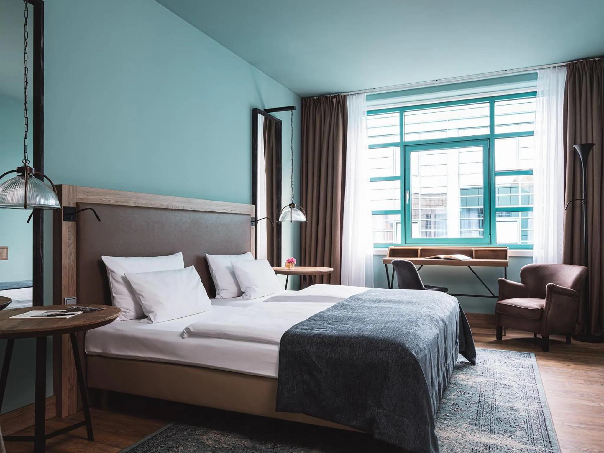 Bed in ABION Spreebogen Waterside Hotel Berlin