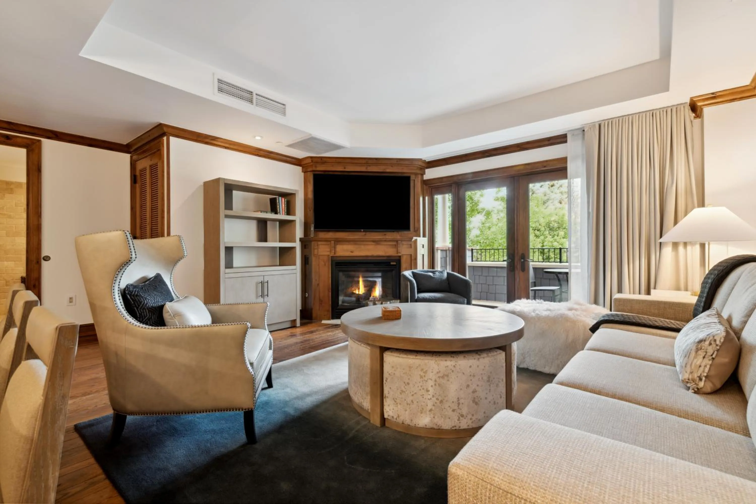 Living room in The Aspen Mountain Residences