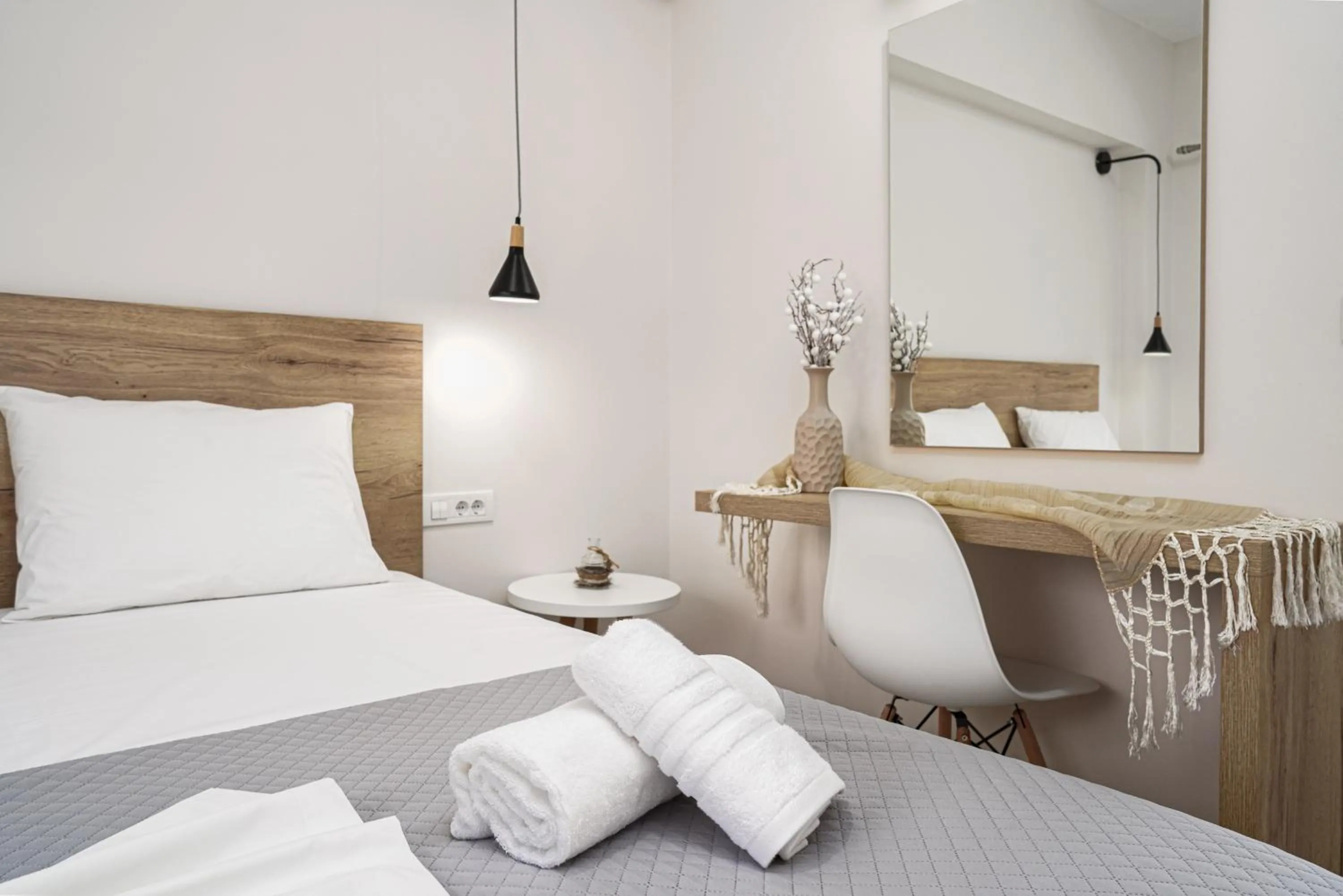 Bedroom, Bed in Antonis apartments