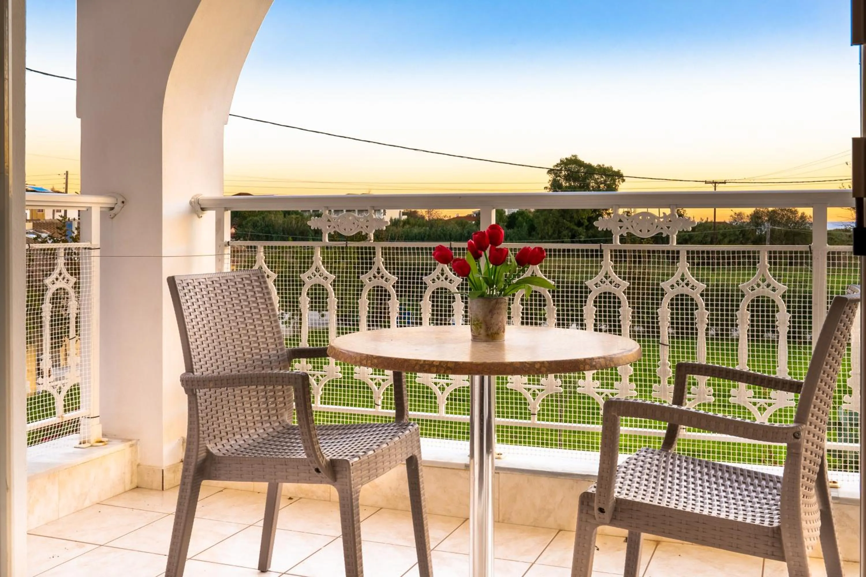 Balcony/Terrace in Antonis apartments