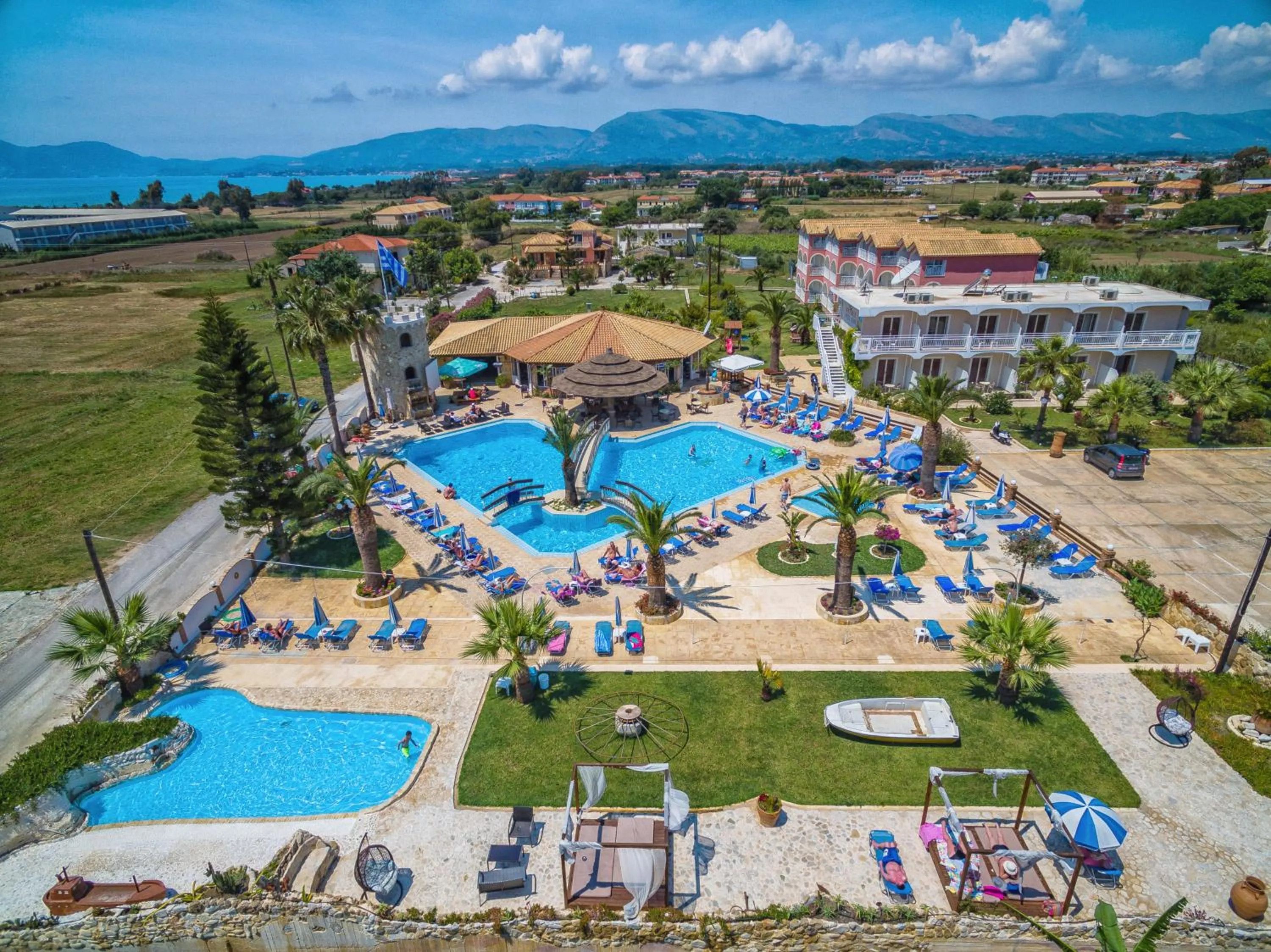 Bird's eye view in Antonis apartments