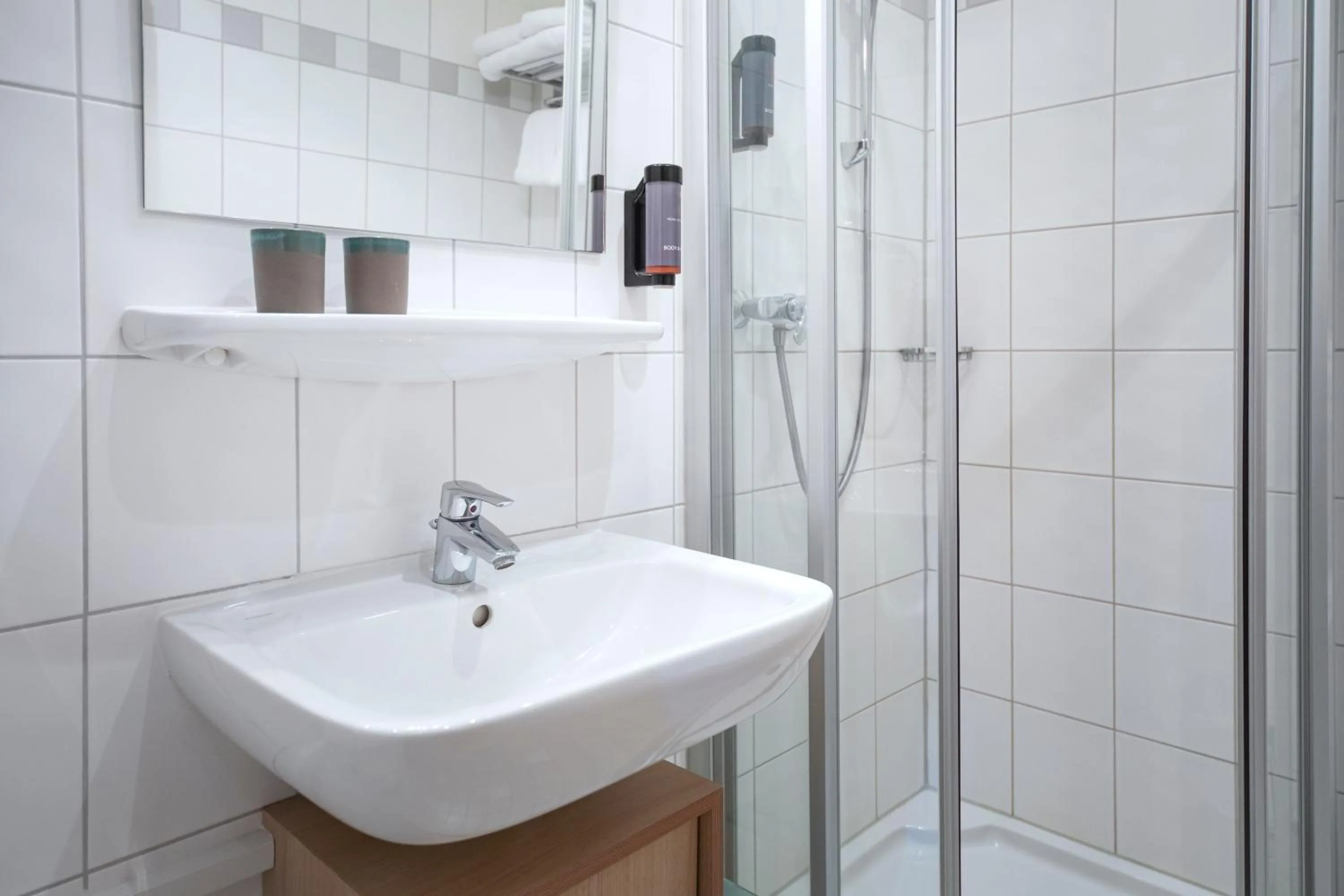 Bathroom in Michel Hotel Franziskushöhe Lohr am Main