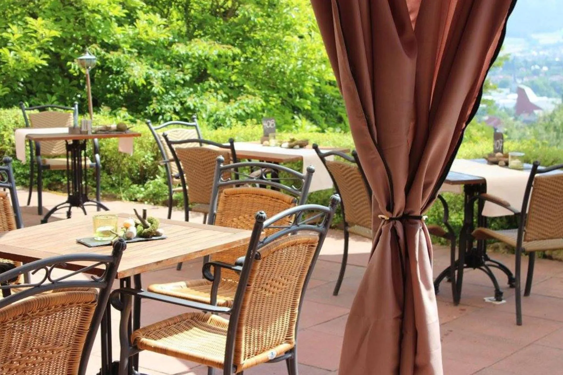 Balcony/Terrace in Michel Hotel Franziskushöhe Lohr am Main