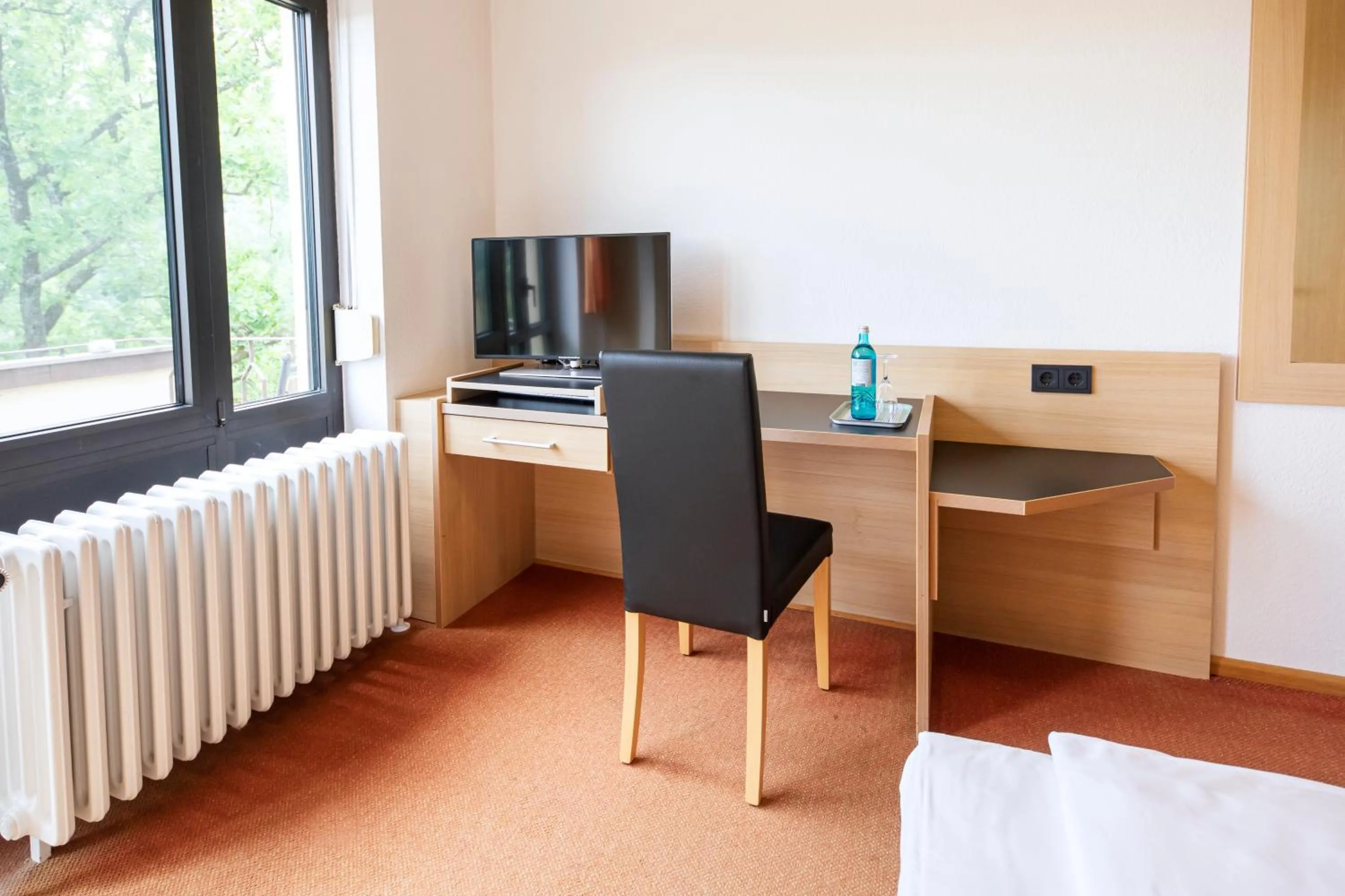 Photo of the whole room, Bed in Michel Hotel Franziskushöhe Lohr am Main