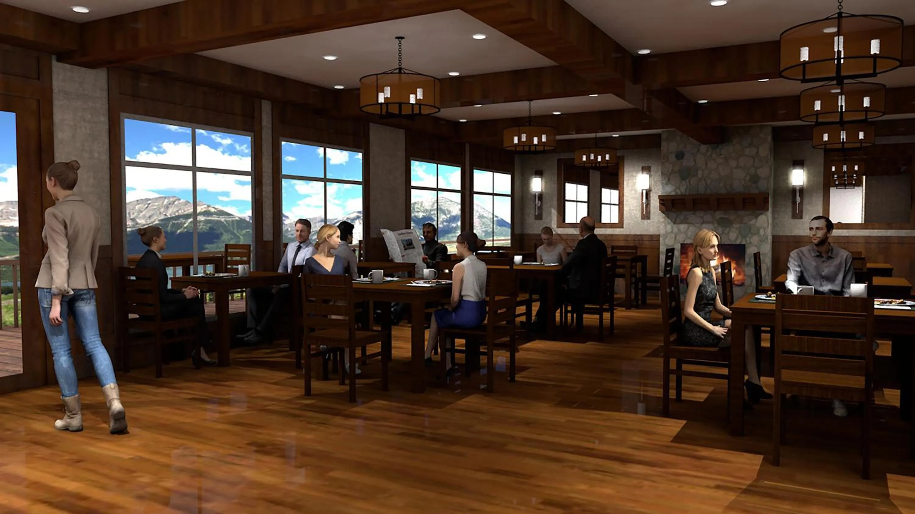 Restaurant/places to eat in Kilmorey Lodge